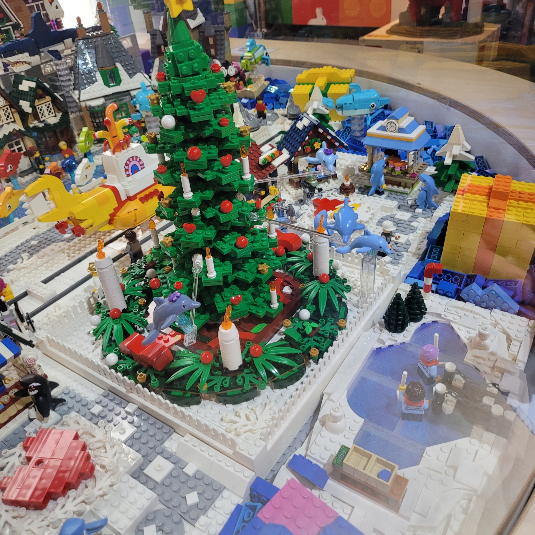 Lego Christmas Wreath 2-in-1 착용 스타일