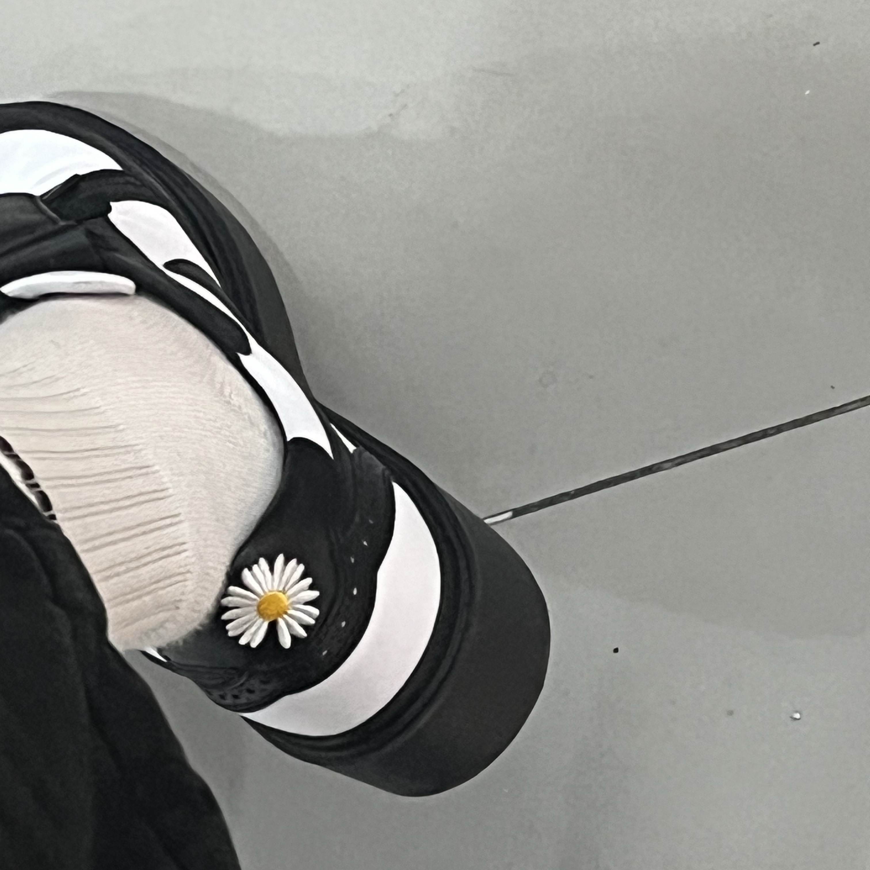 Nike x Peaceminusone Kwondo1 Black and White 착용 스타일 - 3