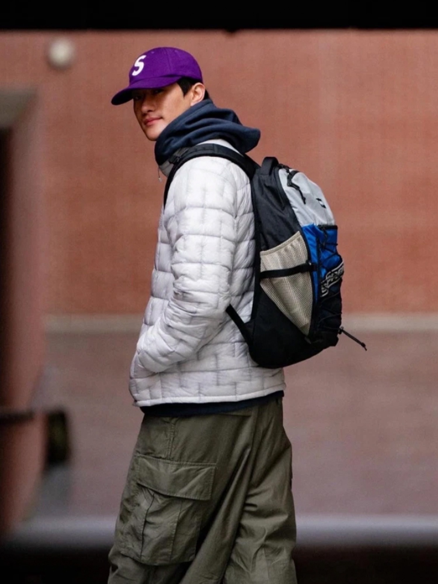 Supreme Boiled Wool S Logo 6-Panel Purple - 22FW, Maison Mihara Yasuhiro Blakey OG Sole Canvas Low-top Sneakers White 착용 스타일 - 4