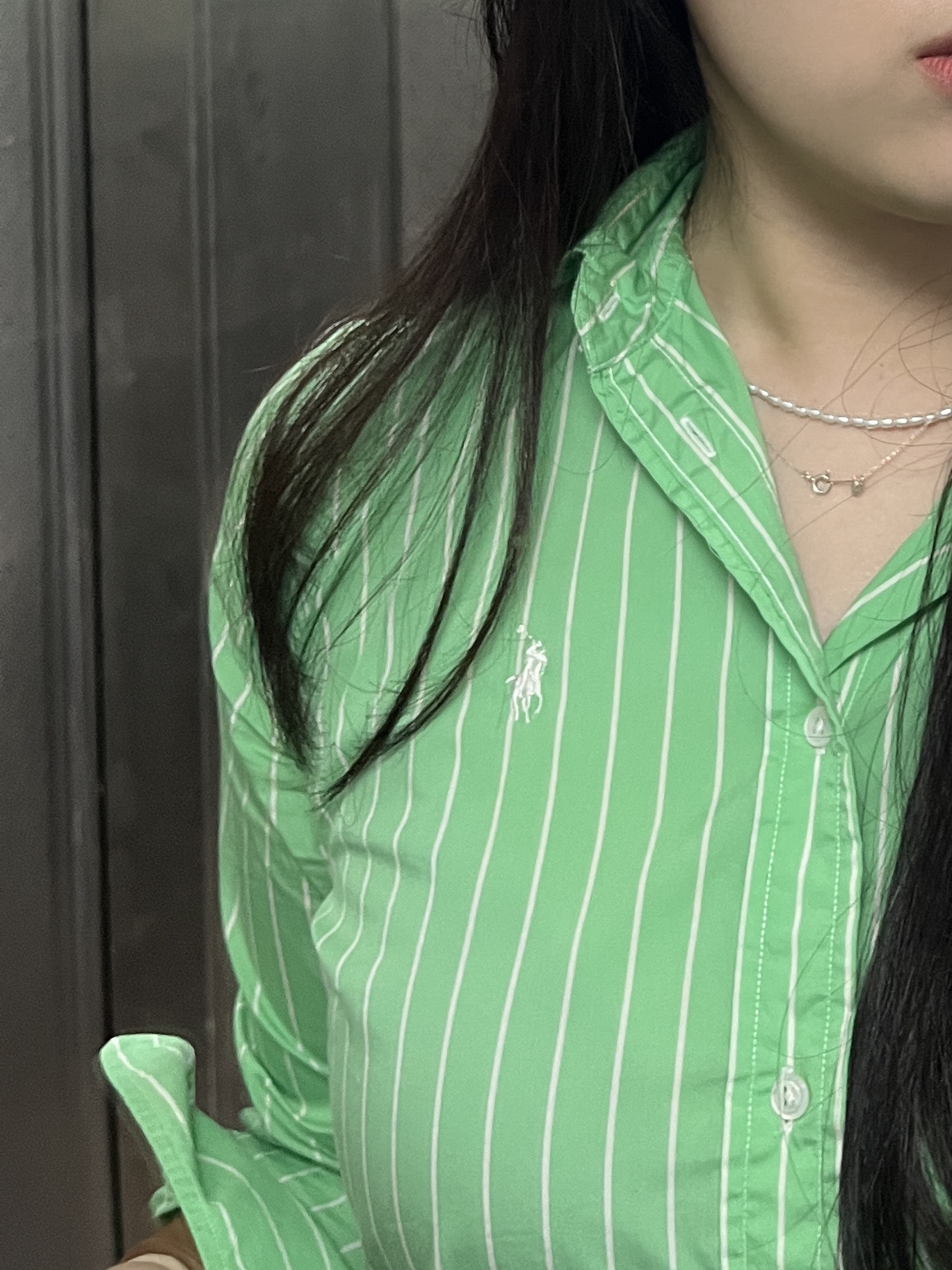 [30%적립] Polo Ralph Lauren Children Iconic Oxford Shirt Blue 착용 스타일 - 2