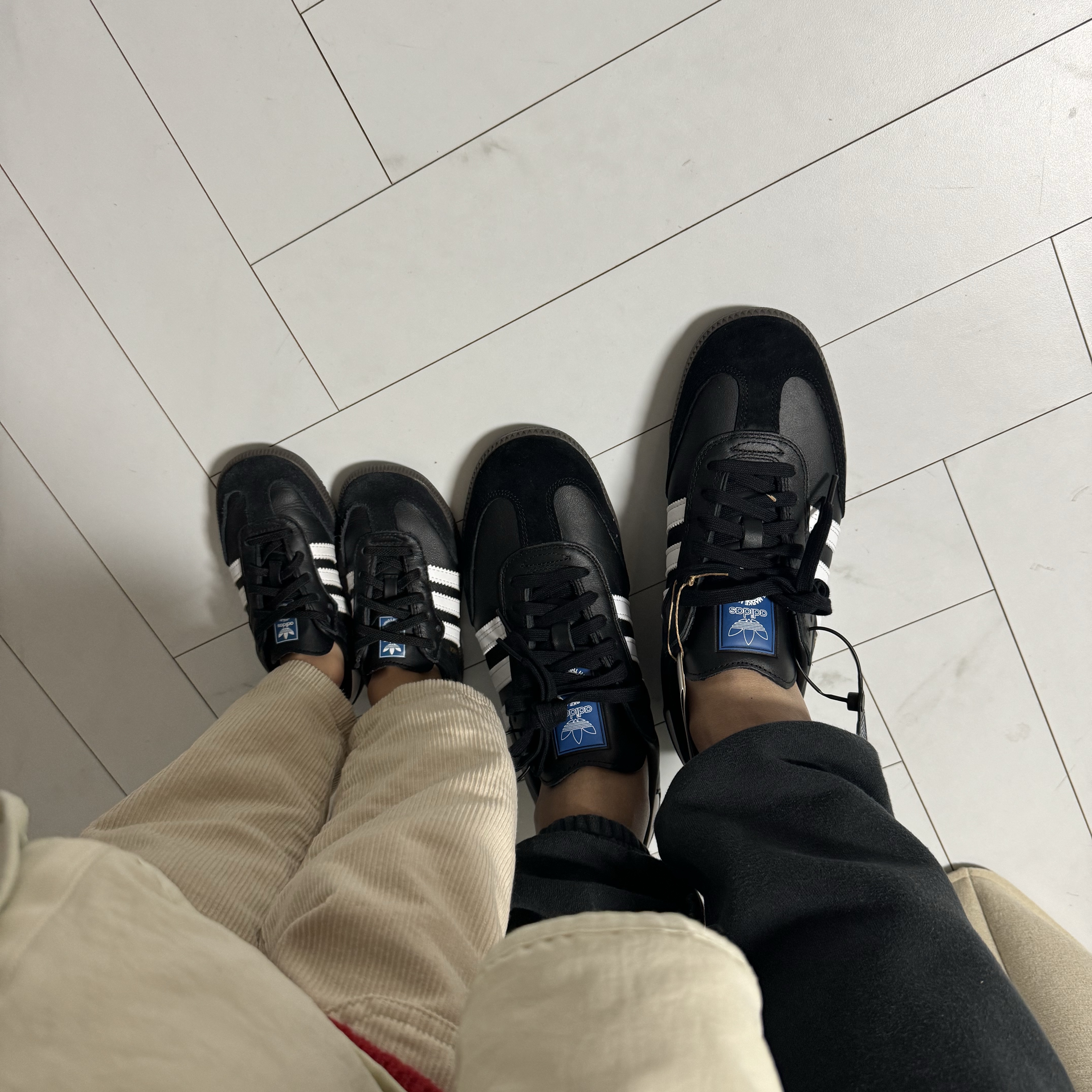 Adidas Samba ADV Black 착용 스타일