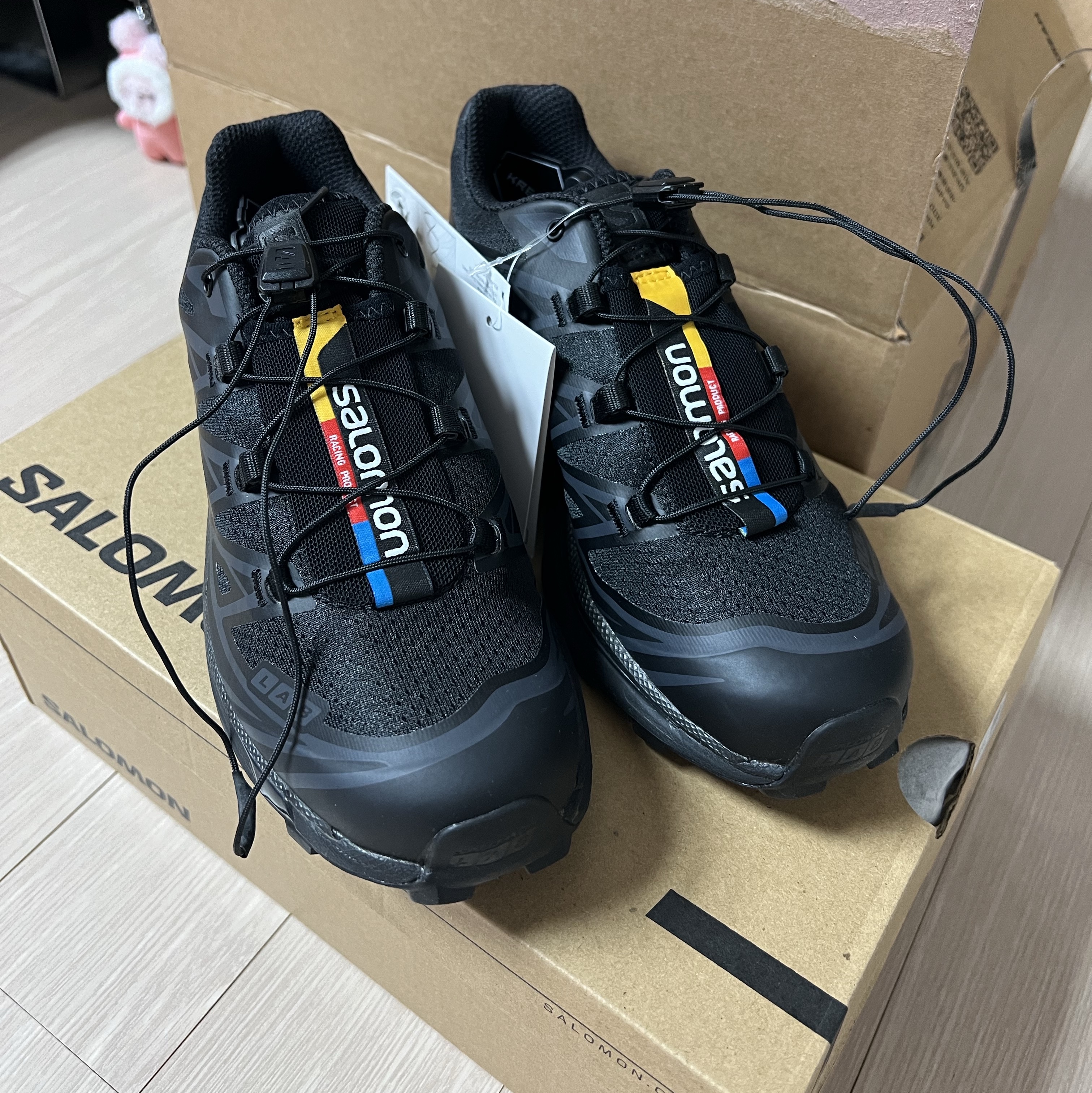 Salomon XT-6 ADV Black 착용 스타일 - 1