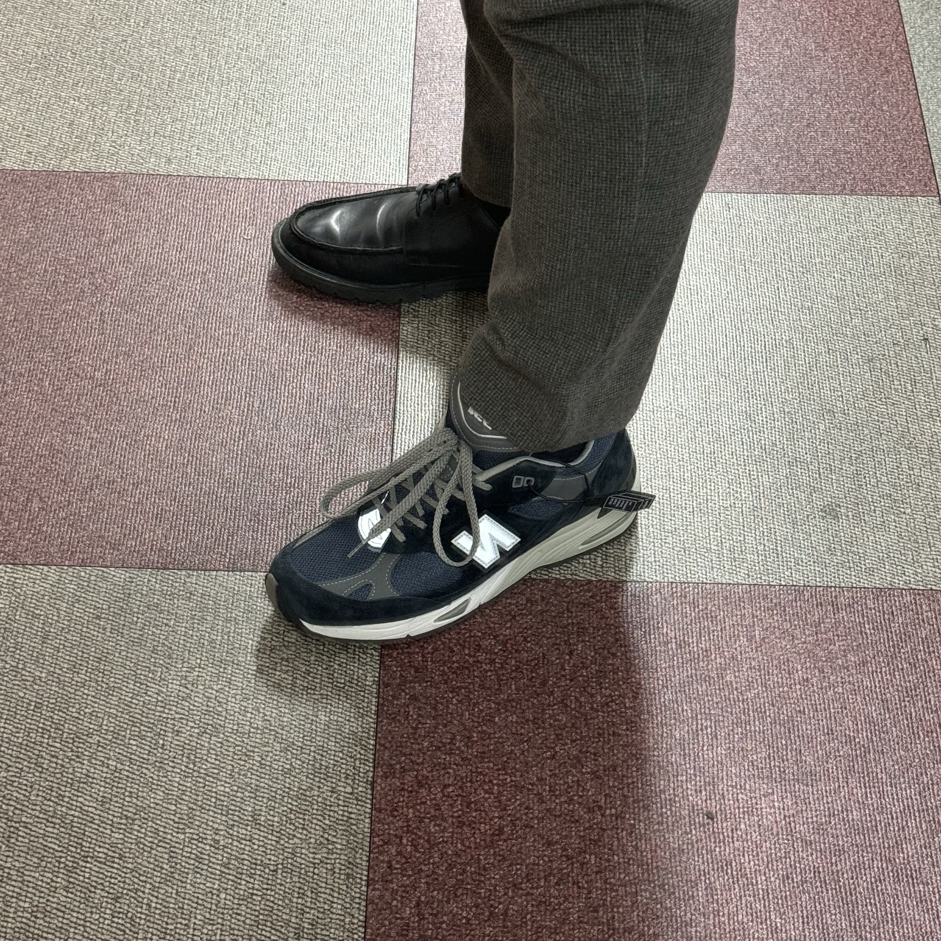 New Balance 991 Made in UK Navy 착용 스타일