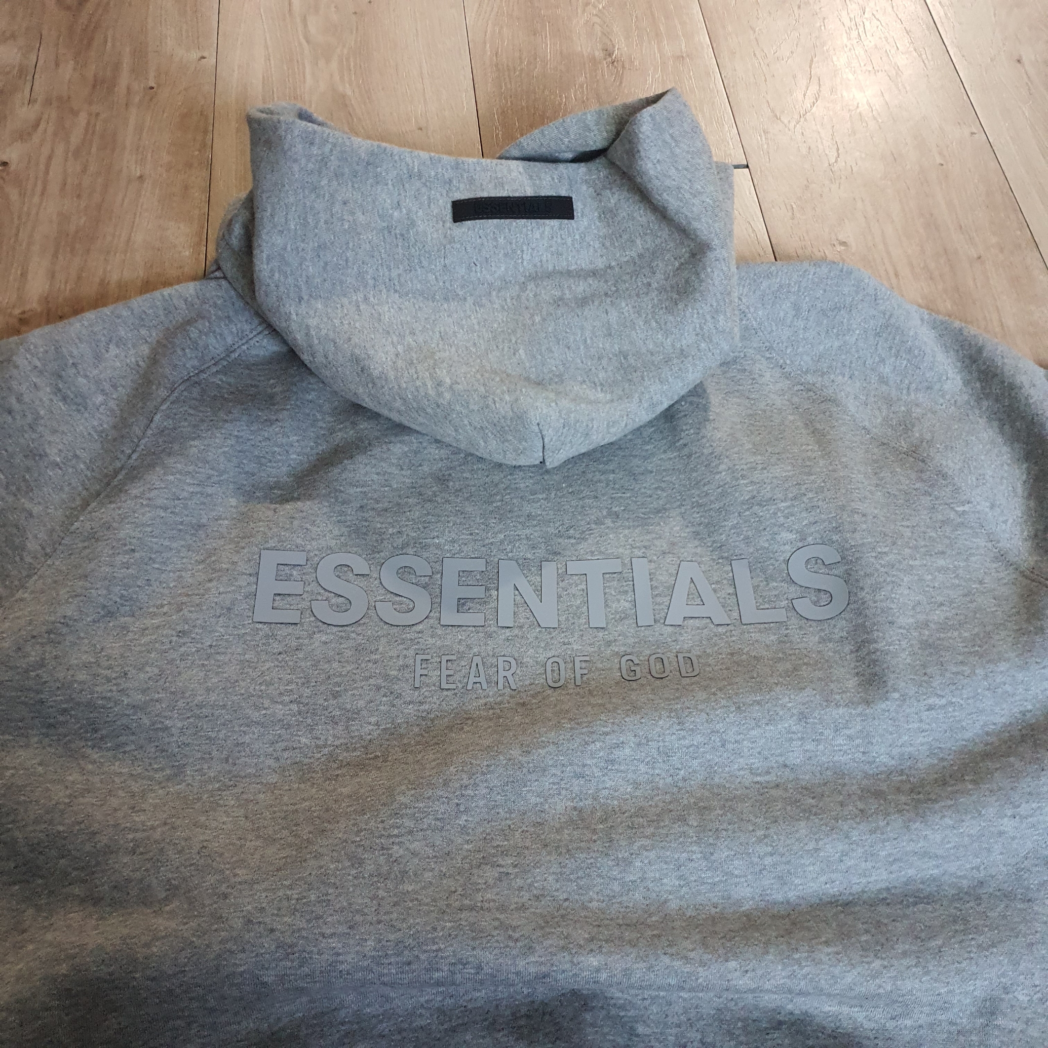 Essentials Pull-Over Hoodie Heather Oatmeal - 21SS 착용 스타일