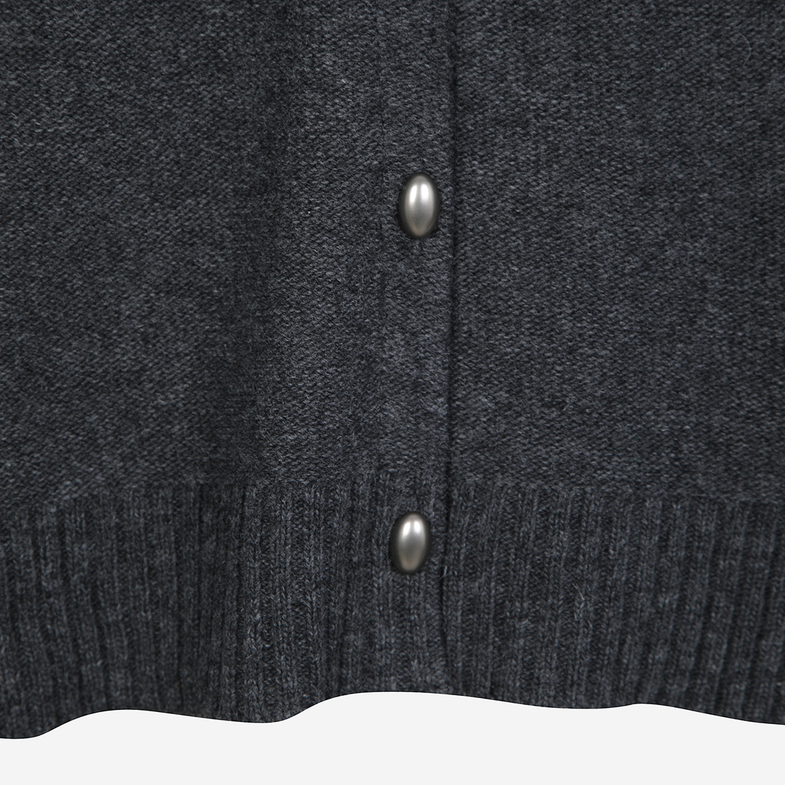 윤세 우먼 노르딕 가디건 차콜(Yunse Women Nordic Cardigan Charcoal) - 5