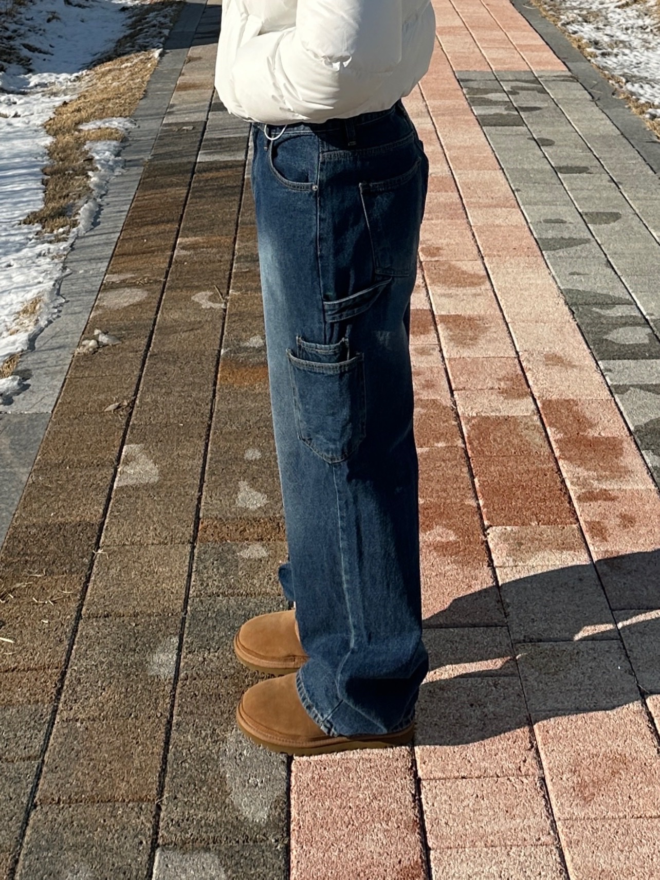 UGG Neumel Sheepskin Boots Chestnut 착용 스타일 - 3