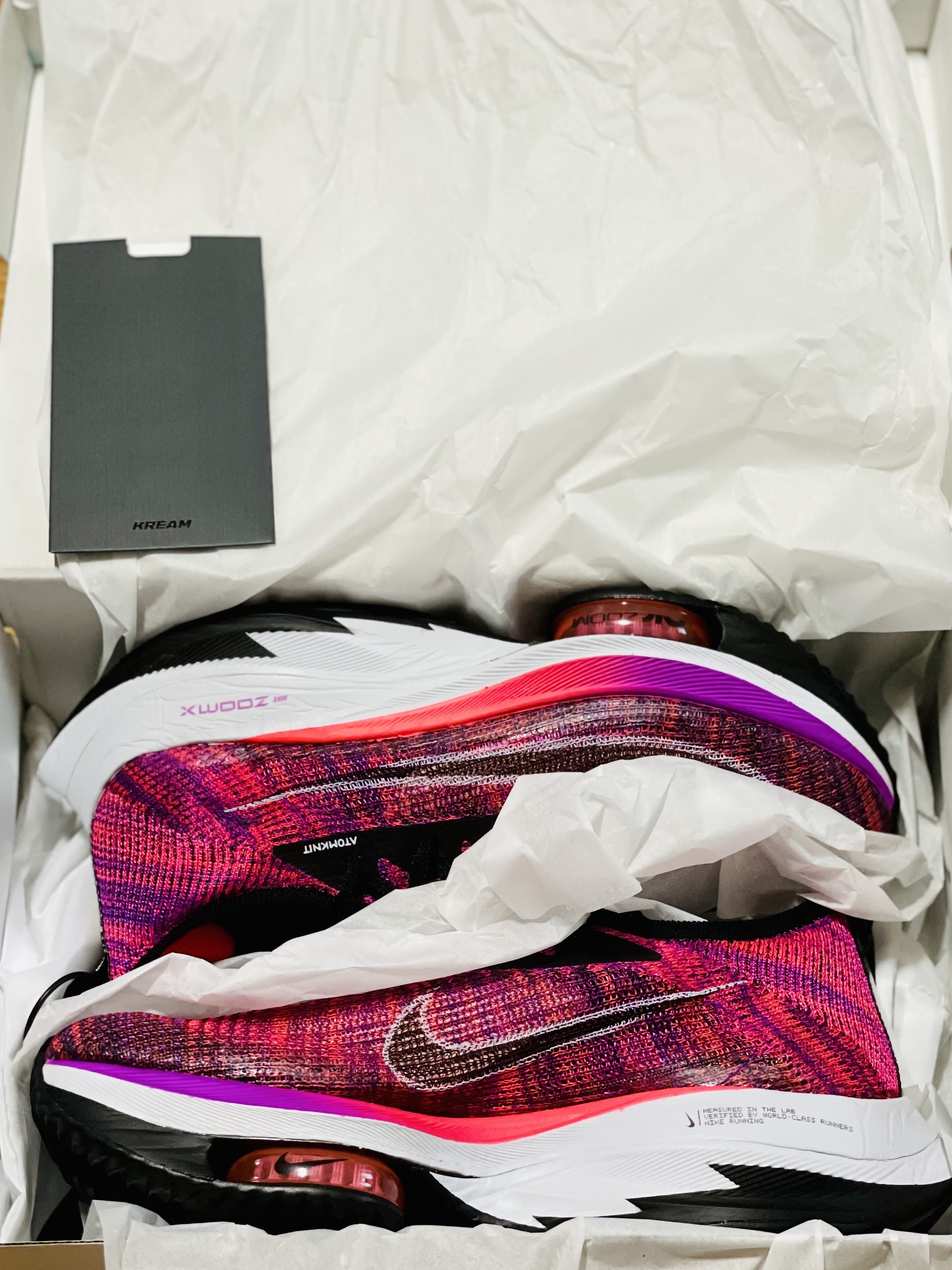 Nike Air Zoom Alphafly Next% Hyper Violet 착용 스타일