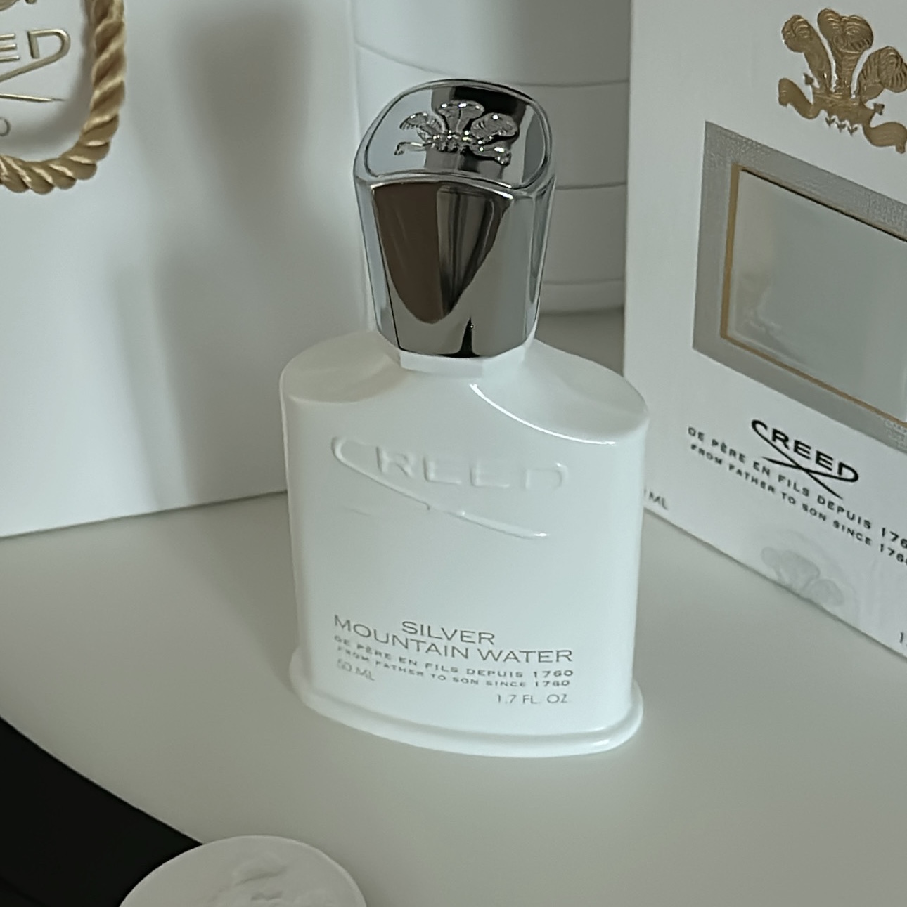 Creed Silver Mountain Water Eau De Parfum 50ml 착용 스타일