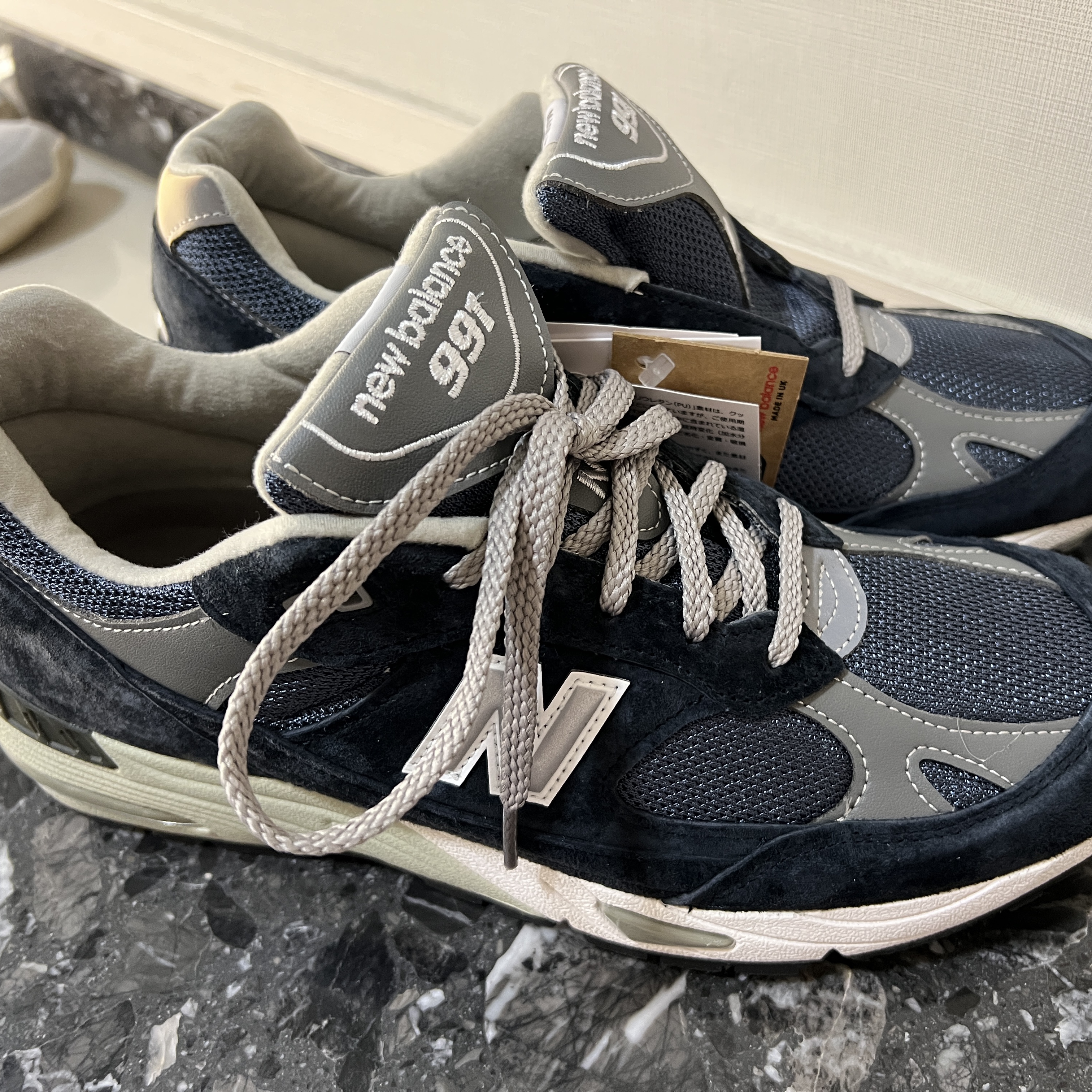 New Balance 991 Made in UK Navy 착용 스타일
