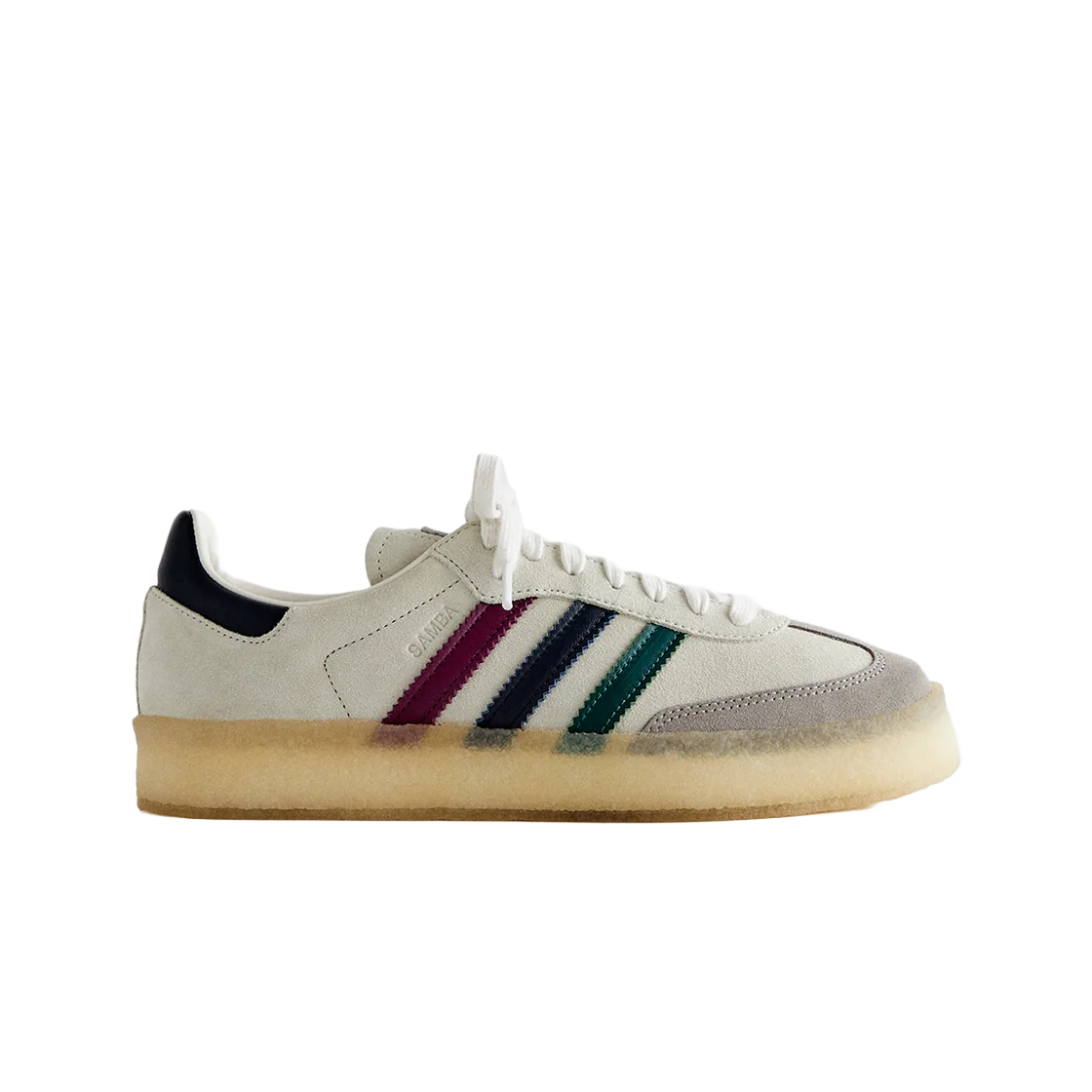 IE4032 Adidas x Clarks x Ronnie Fieg 8th Street Samba Chalk White Collegiate Green - 대표 이미지 #1