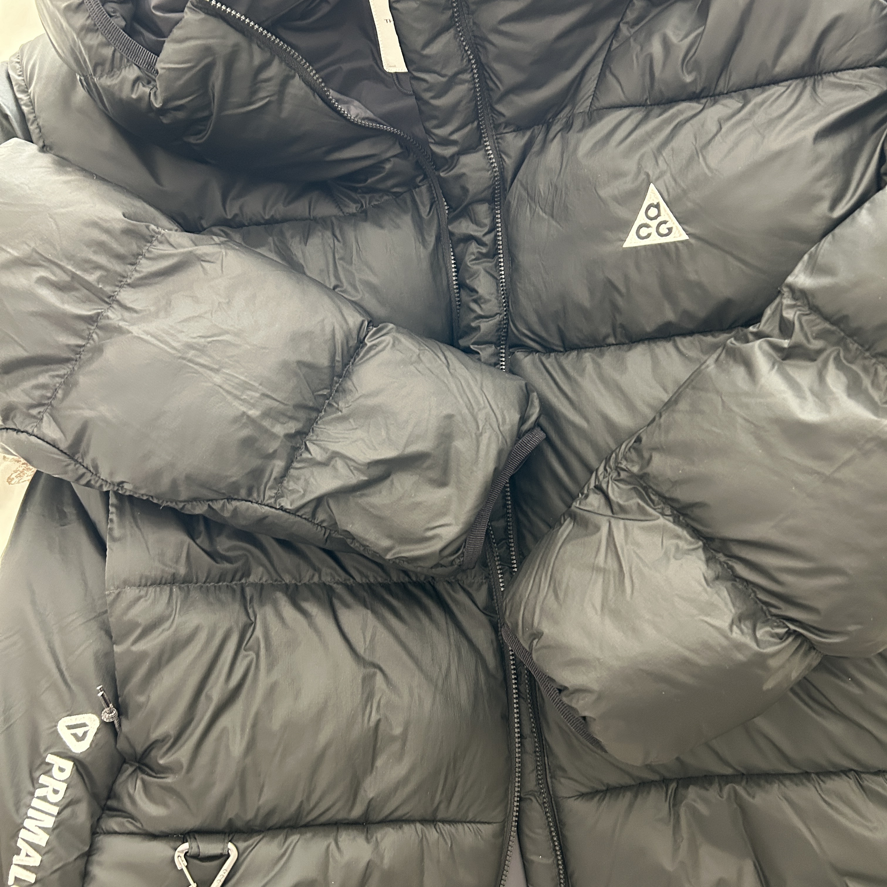 Nike ACG Therma-Fit ADV Lunar Lake Puffer Jacket Black - Asia 착용 스타일