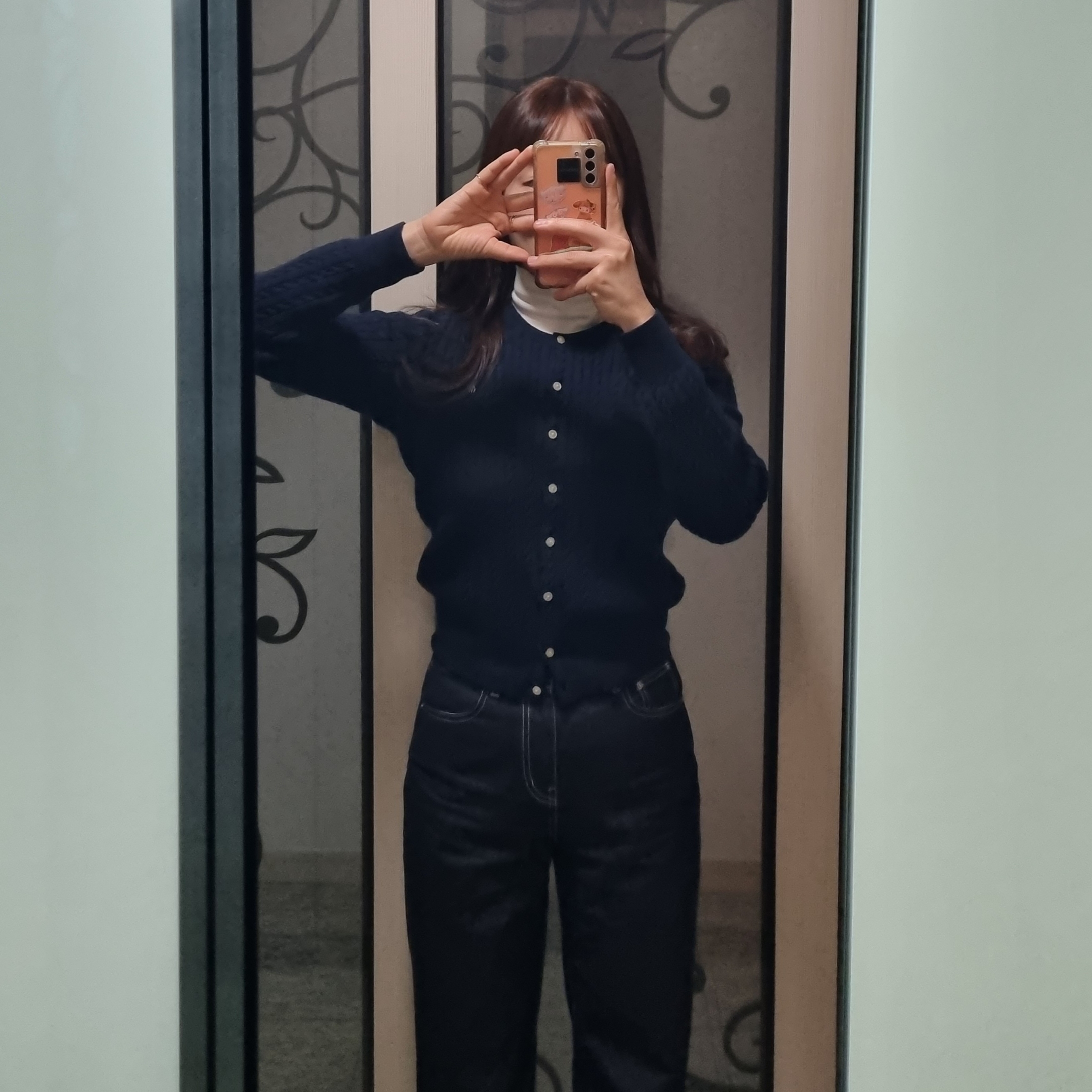 [30% 적립] Polo Ralph Lauren Children Mini Cable Cotton Cardigan Hunter Navy 착용 스타일