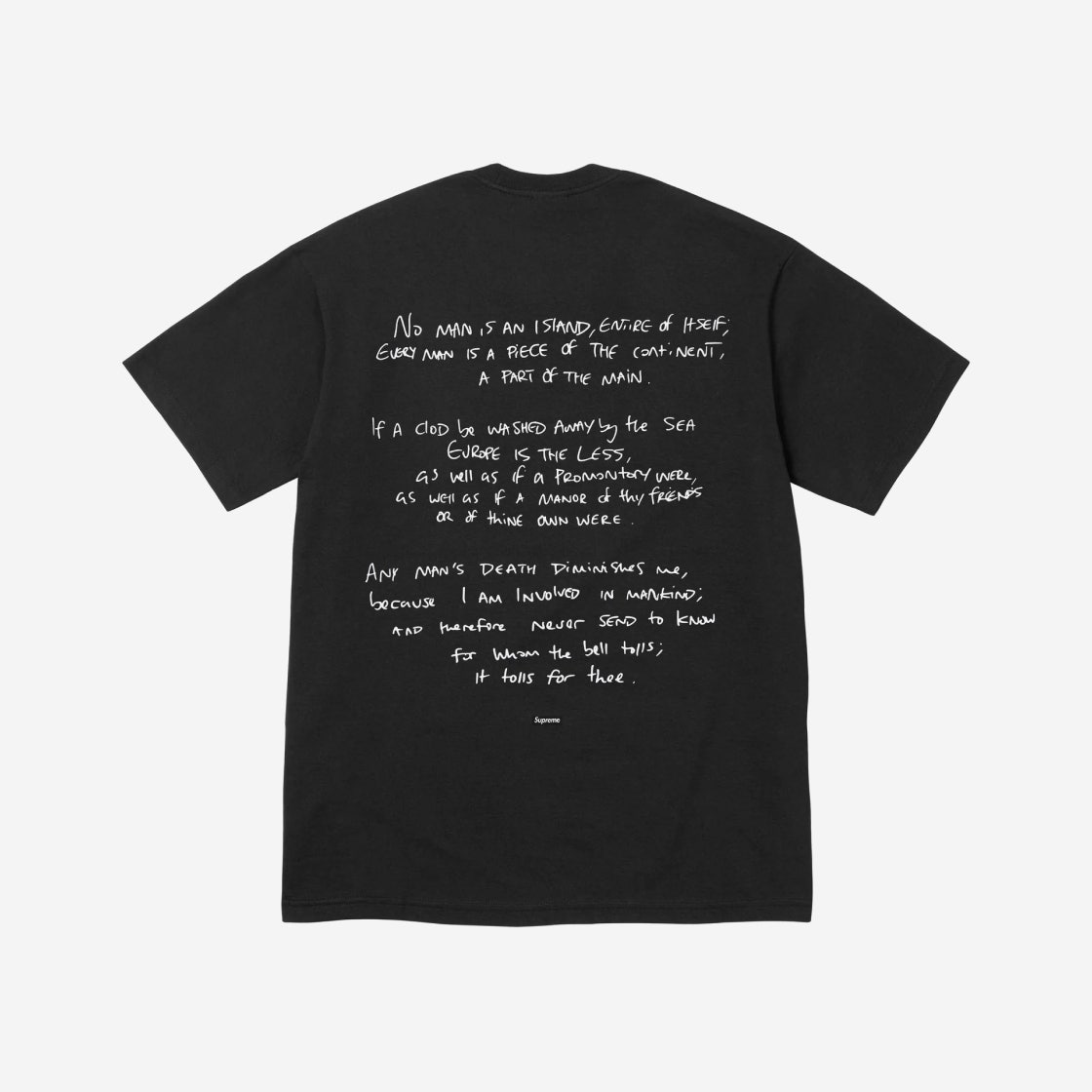 Supreme x Corteiz Rules The World T-Shirt Black - 23FW 상세 이미지 2