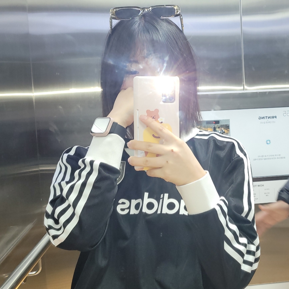 (W) Adidas Football Long Sleeve T-Shirt Black - KR Sizing 착용 스타일 - 2