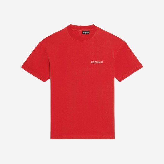 (W) 자크뮈스 르 피에스타 티셔츠 로고 디테일 컷 아웃 레드 2