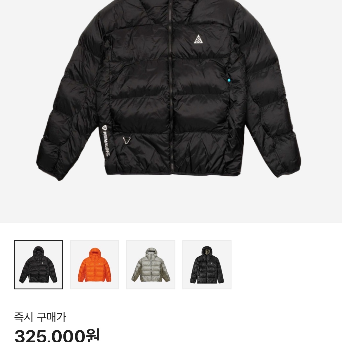 Nike ACG Therma-Fit ADV Lunar Lake Puffer Jacket Black - Asia 착용 스타일