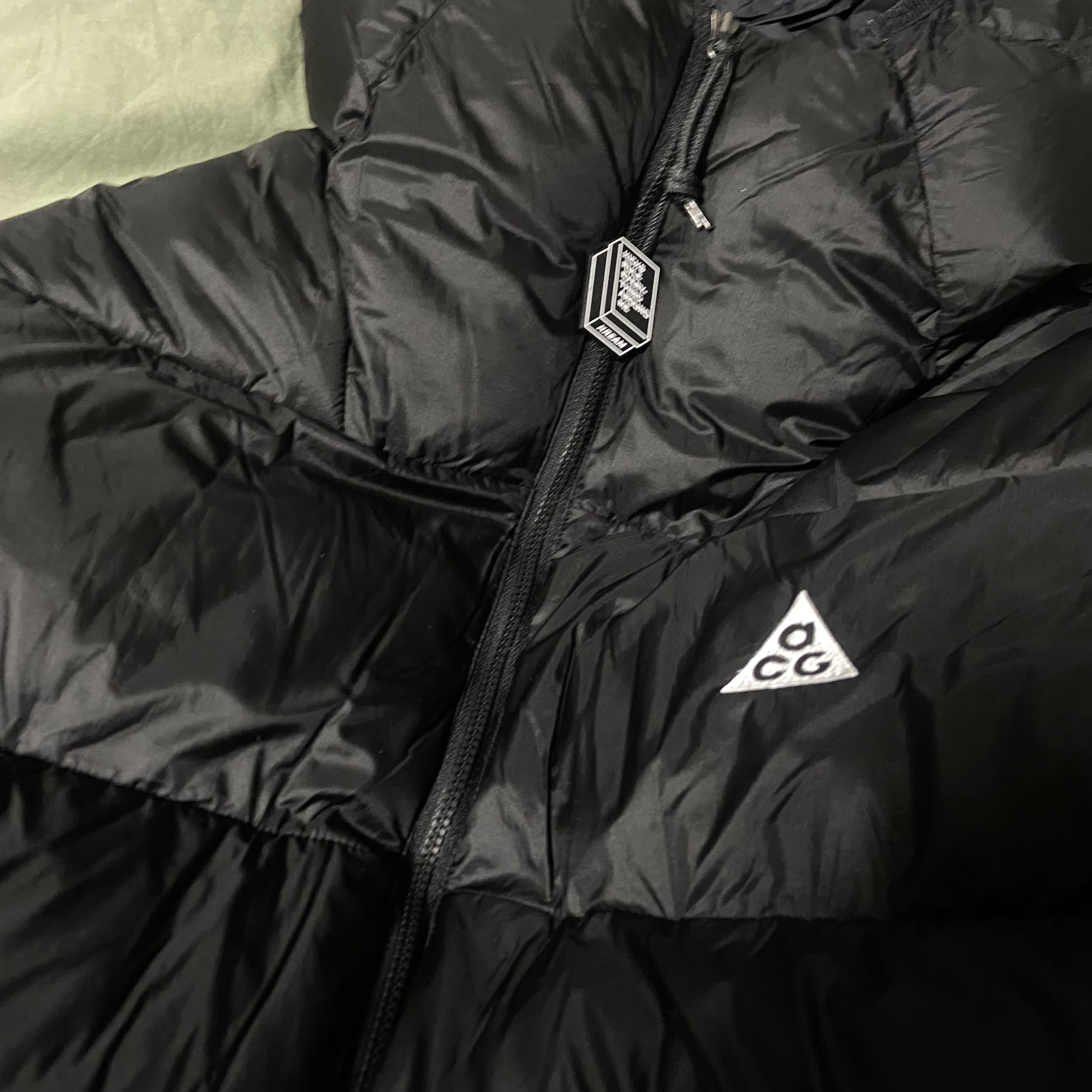 Nike ACG Therma-Fit ADV Lunar Lake Puffer Jacket Black - Asia 착용 스타일 - 1