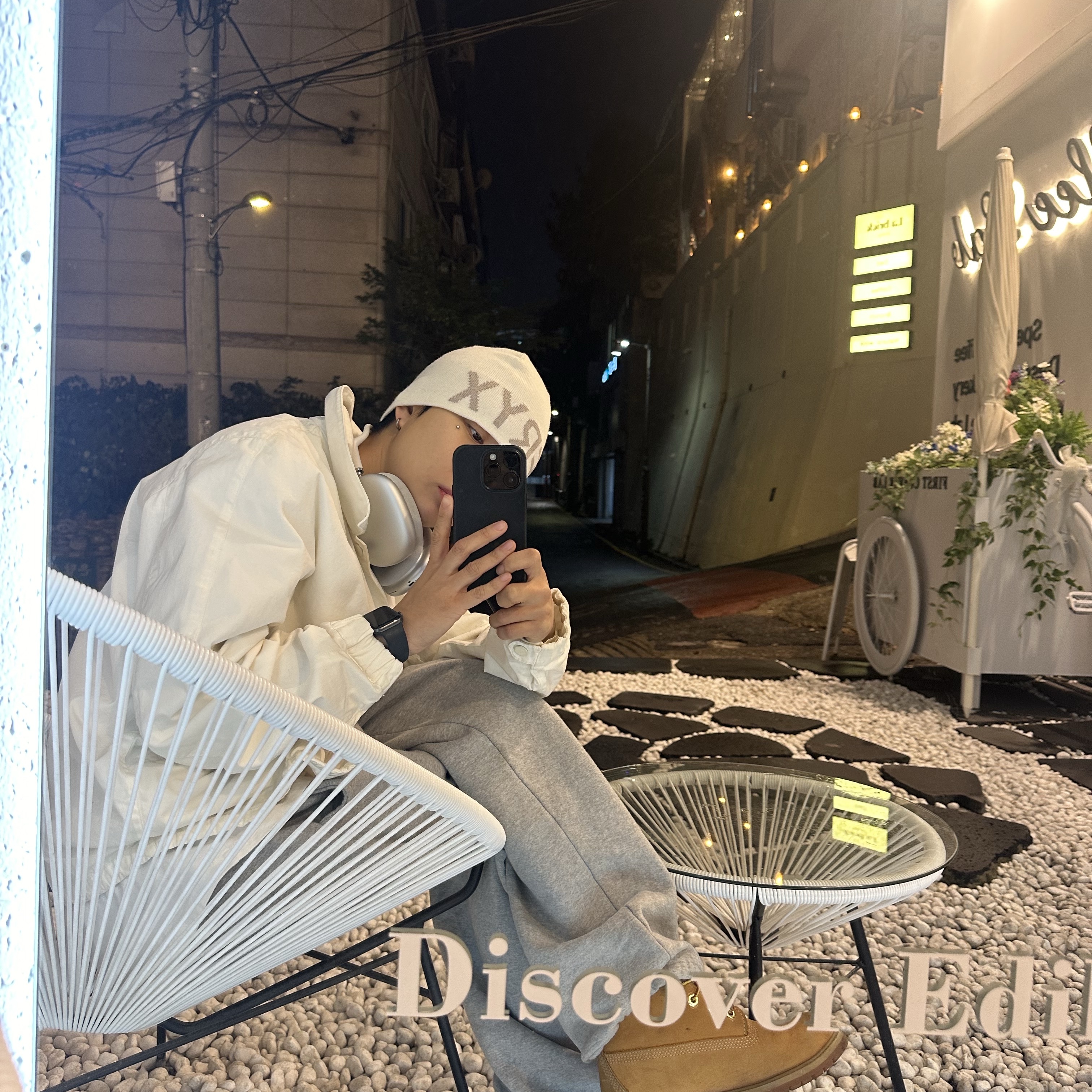 Arc'teryx Word Head Toque Arctic Silk, Apple AirPods Max Lightning Silver (Korean Ver.) 착용 스타일 - 1