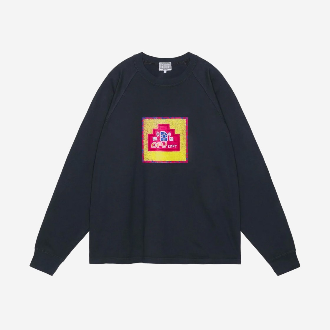 Cav Empt Overdye Raglan Heavy Long Sleeve T-Shirt Black - 23FW 상세 이미지 1