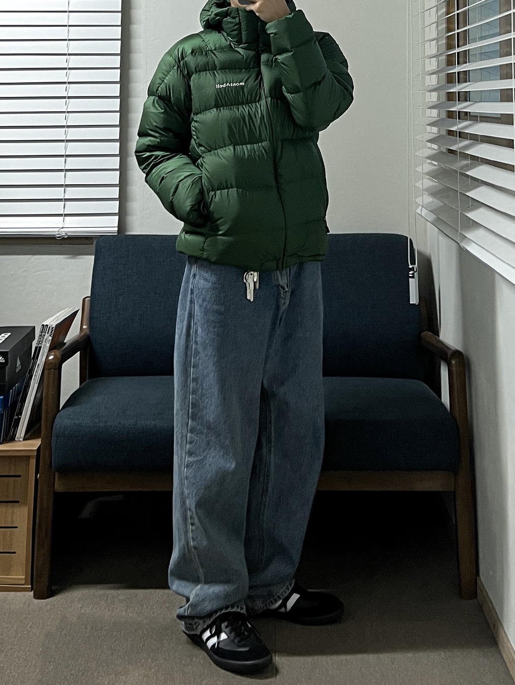 Montbell Light Alpine Down Parka Dark Forest, Adidas Samba Leather Core Black 착용 스타일 - 1