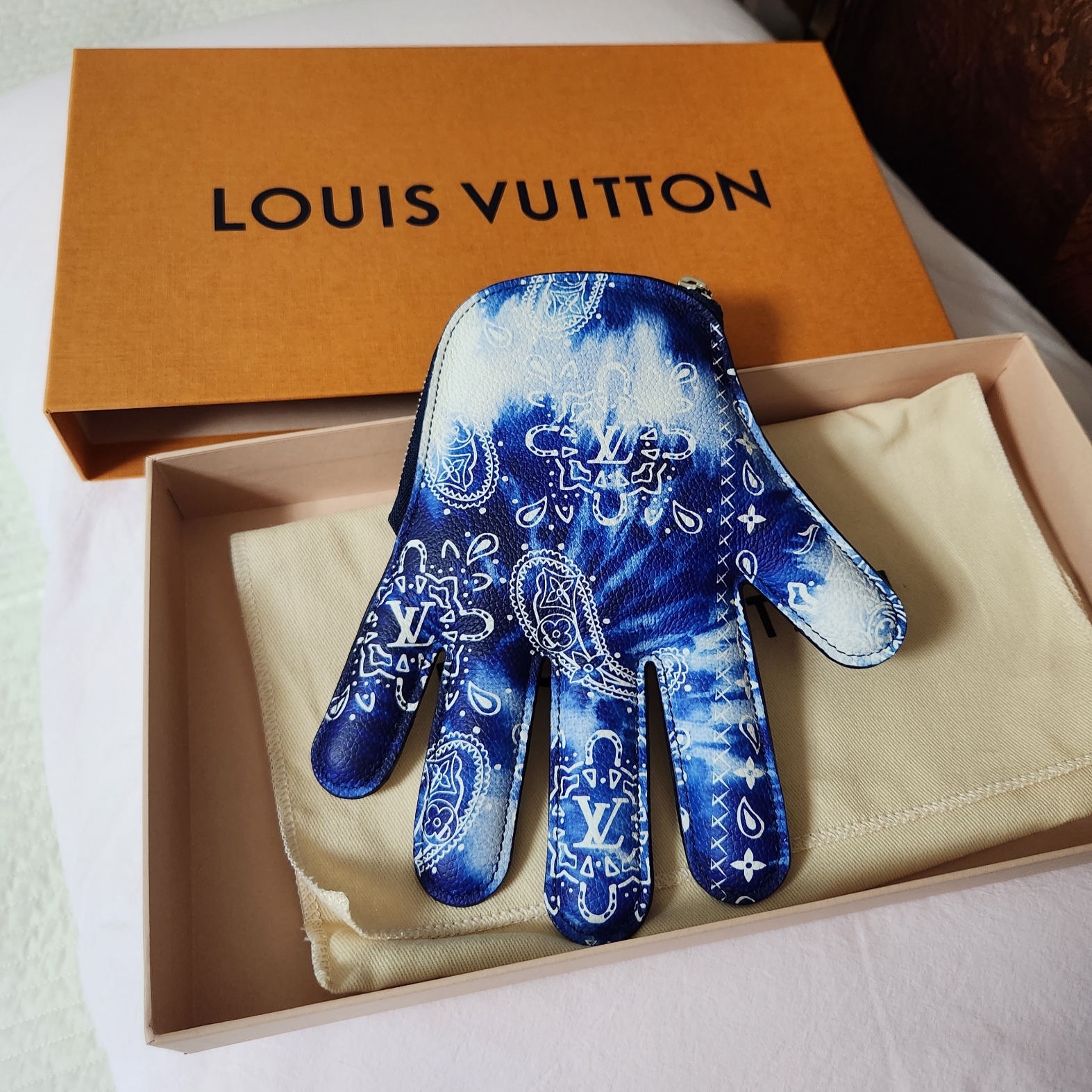Louis Vuitton Hi 5 Blue 착용 스타일 - 4