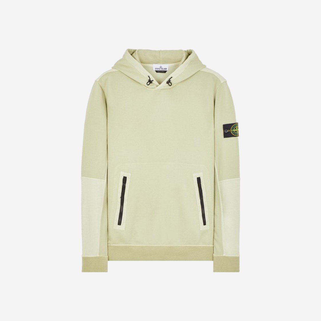 Stone Island 65777 Light Hooded Sweatshirt Pistachio Green - 24SS 상세 이미지 1