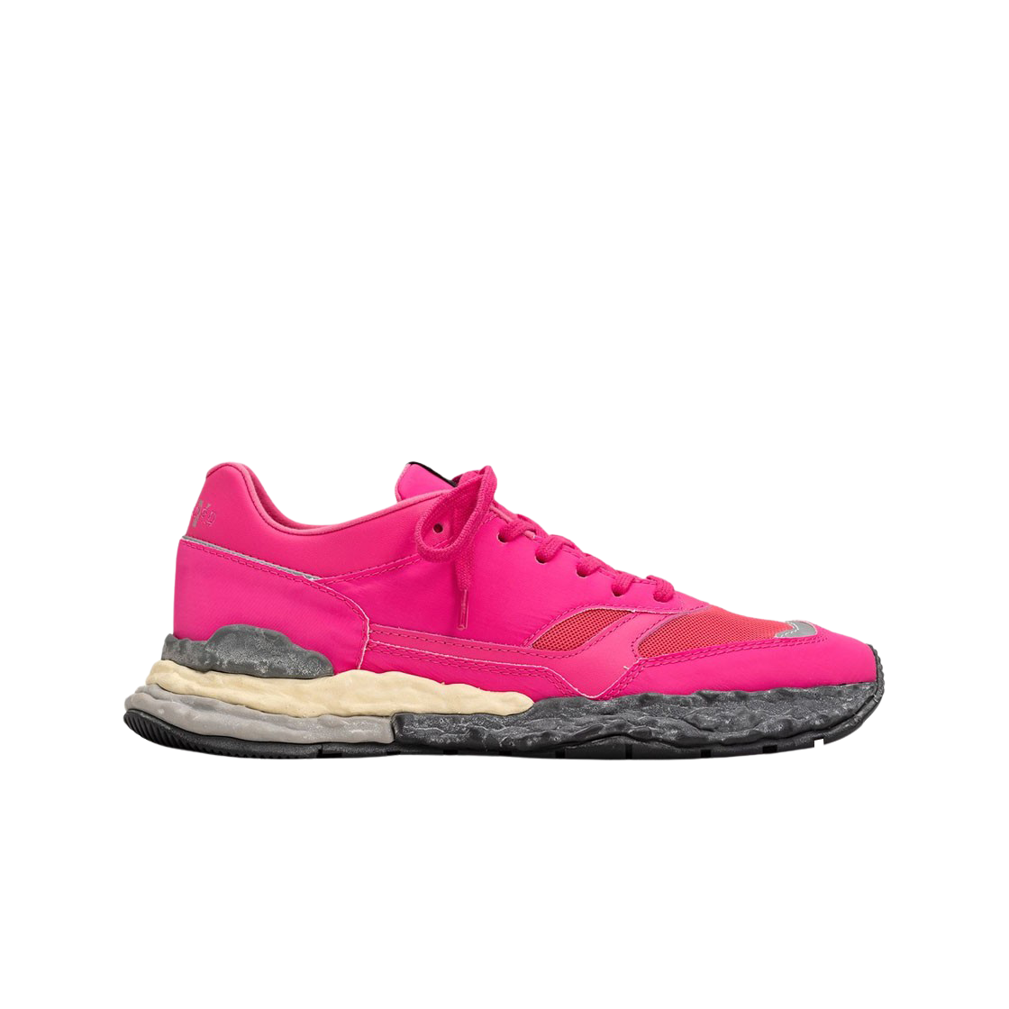 C11FW714-PINK Maison Mihara Yasuhiro x Bed J.W. Ford George OG Sole Mix Material Low-top Sneakers Pink