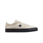 Converse One Star Pro Ox Suede Egret Black