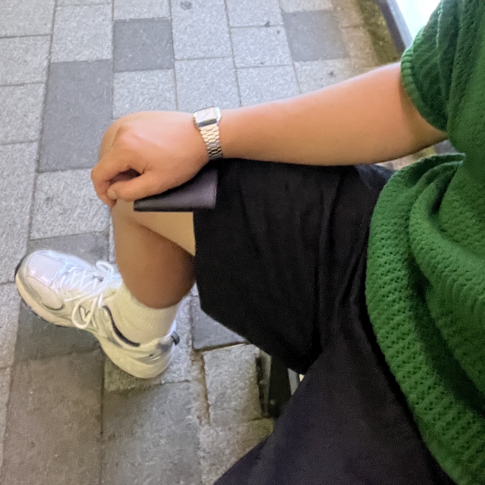 New Balance 530 Steel Grey 착용 스타일