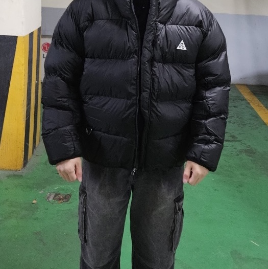 Nike ACG Therma-Fit ADV Lunar Lake Puffer Jacket Black - Asia 착용 스타일 - 1