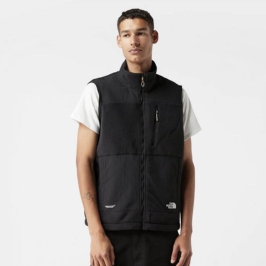 노스페이스 x 언더커버 소우쿠 집 오프 플리스 자켓 TNF 블랙, 노스페이스 화이트 라벨 뉴 유틸리티 플리스 자켓 라이트 카키 착용 스타일 - 6