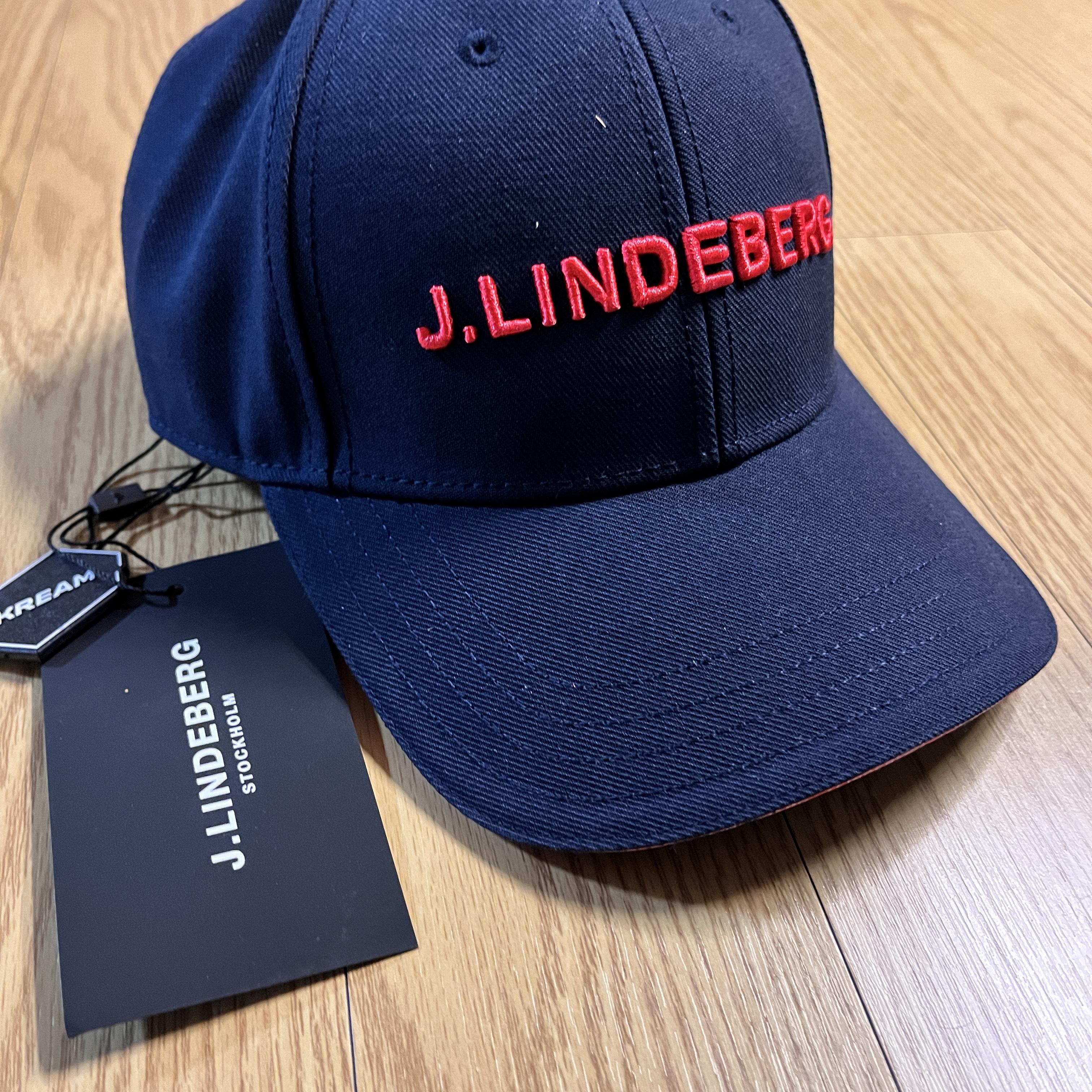 J.Lindeberg Harry Cap JL Navy 착용 스타일