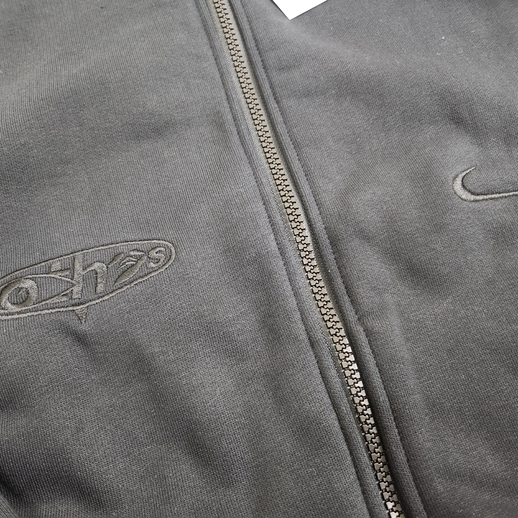 Nike x Off-White Mock Neck Track Jacket Black - Asia 착용 스타일 - 3