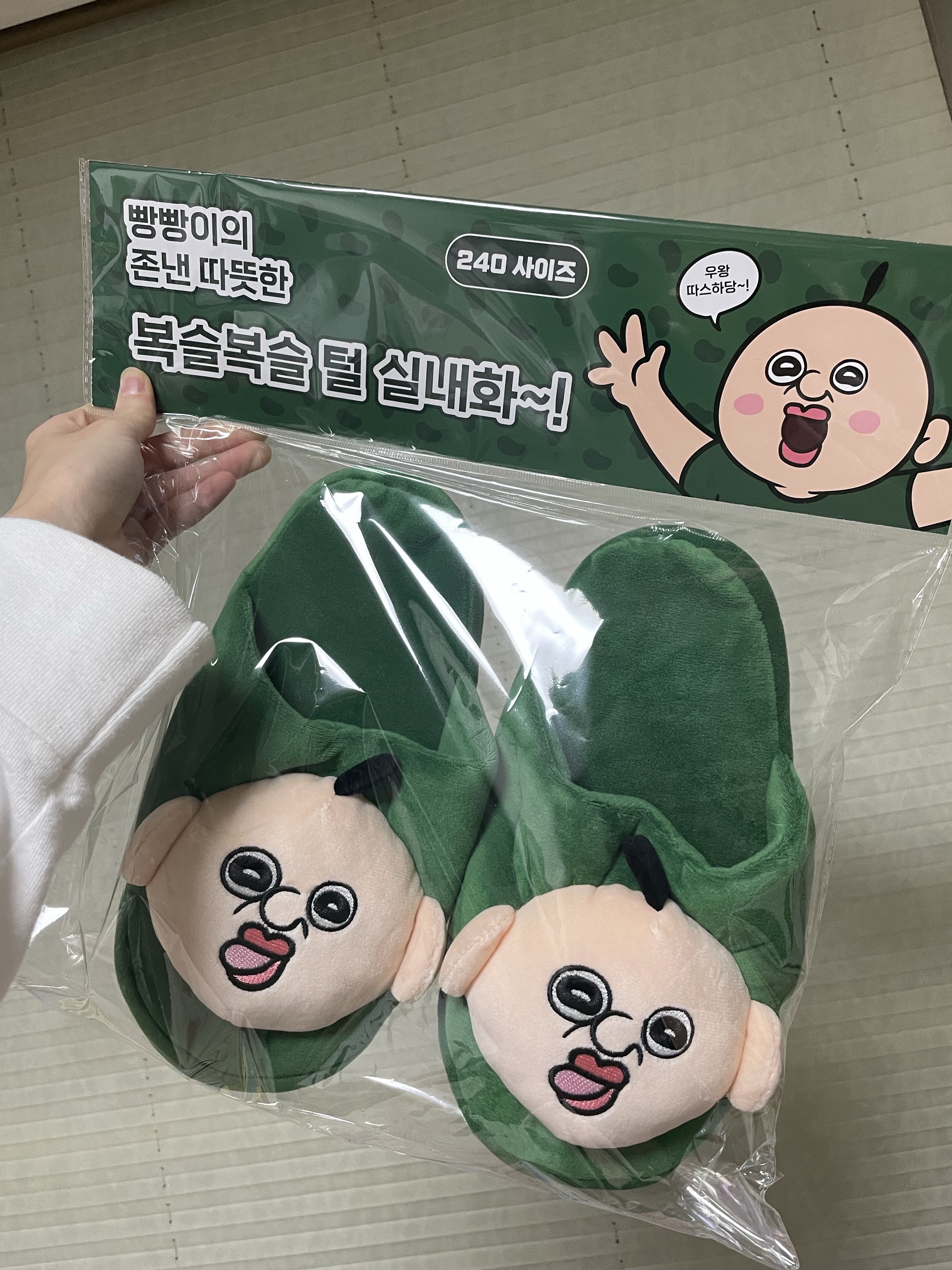 빵빵이의 따뜻한 슬리퍼 착용 스타일 - 2