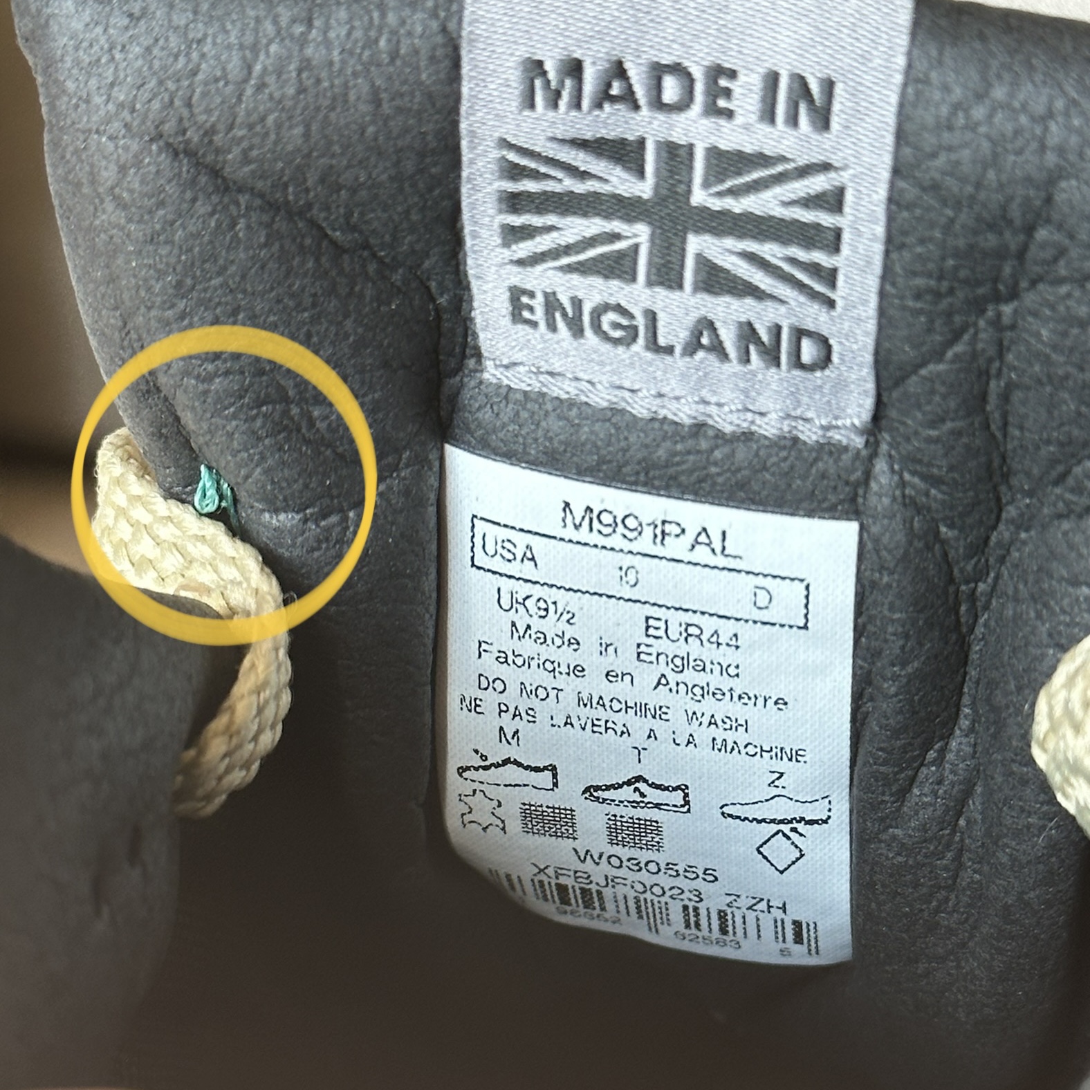 New Balance x Palace 991 Made in UK Teal Brown 착용 스타일 - 2