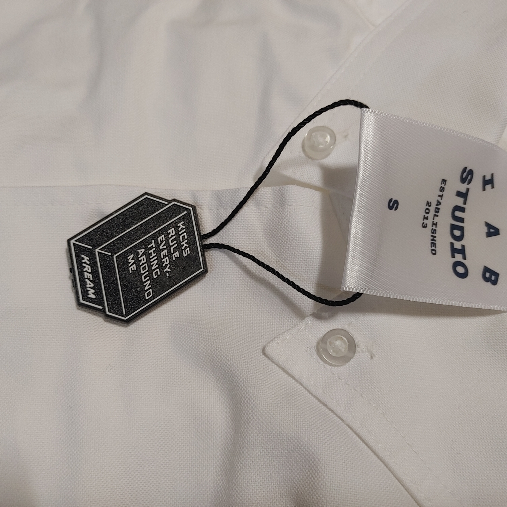 IAB Studio Work Shirt White - 23FW 착용 스타일