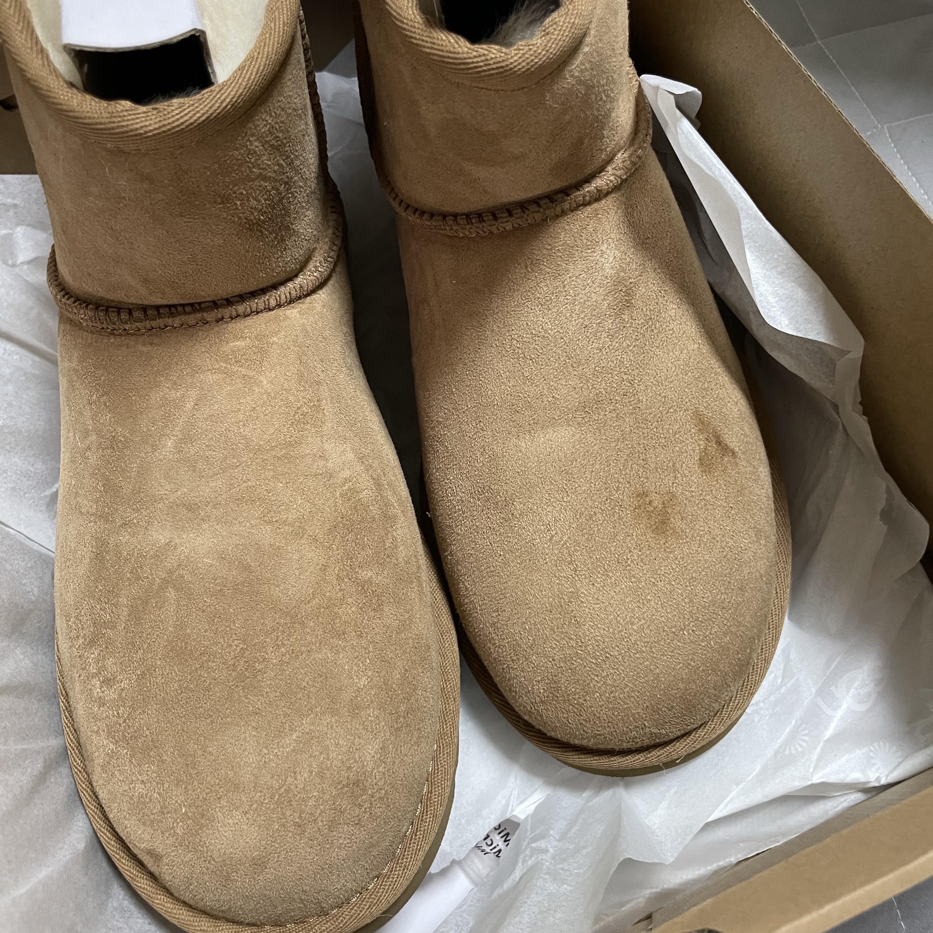 (W) UGG Classic Mini II Boots Chestnut 착용 스타일