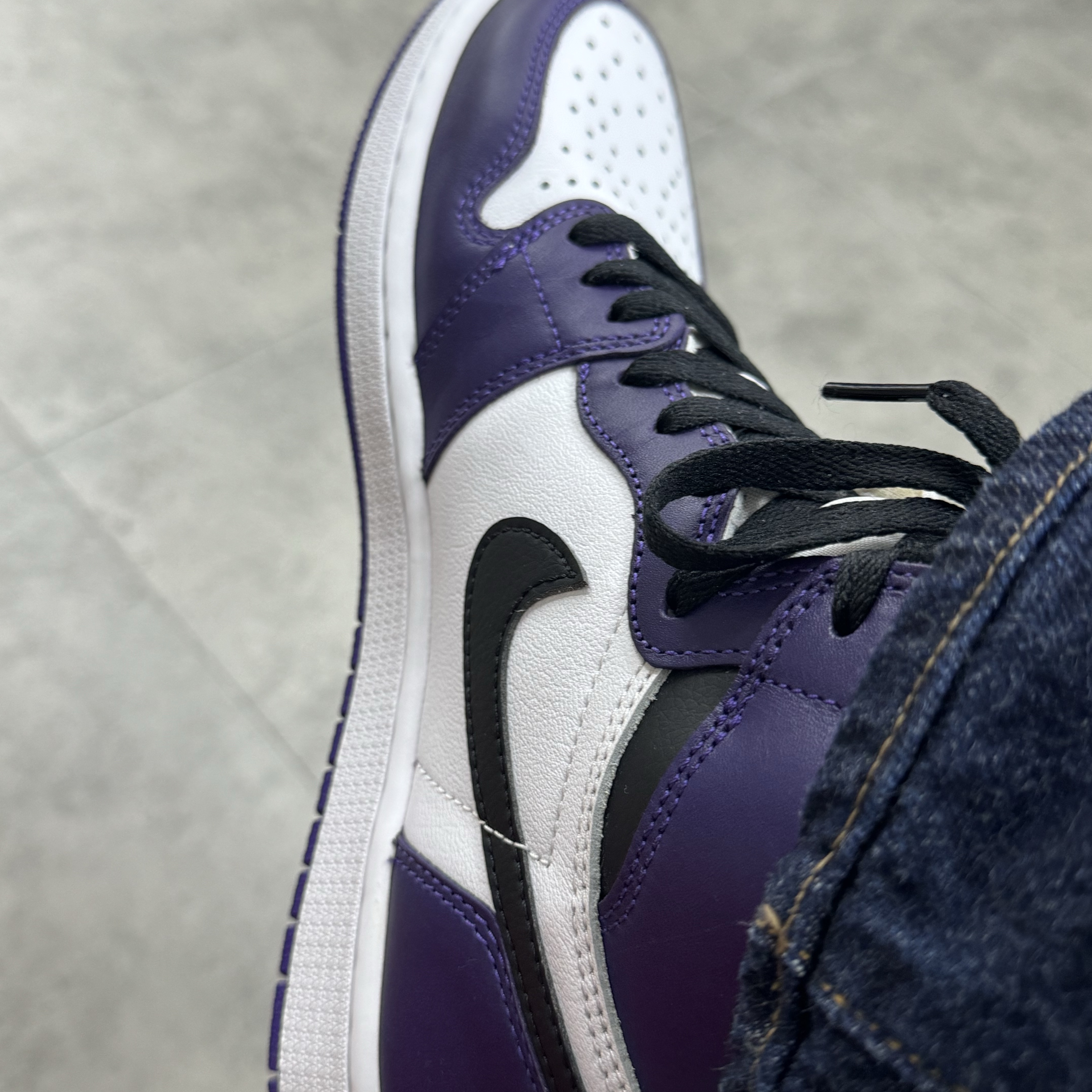 Jordan 1 Retro High OG Court Purple 2020 착용 스타일 - 2