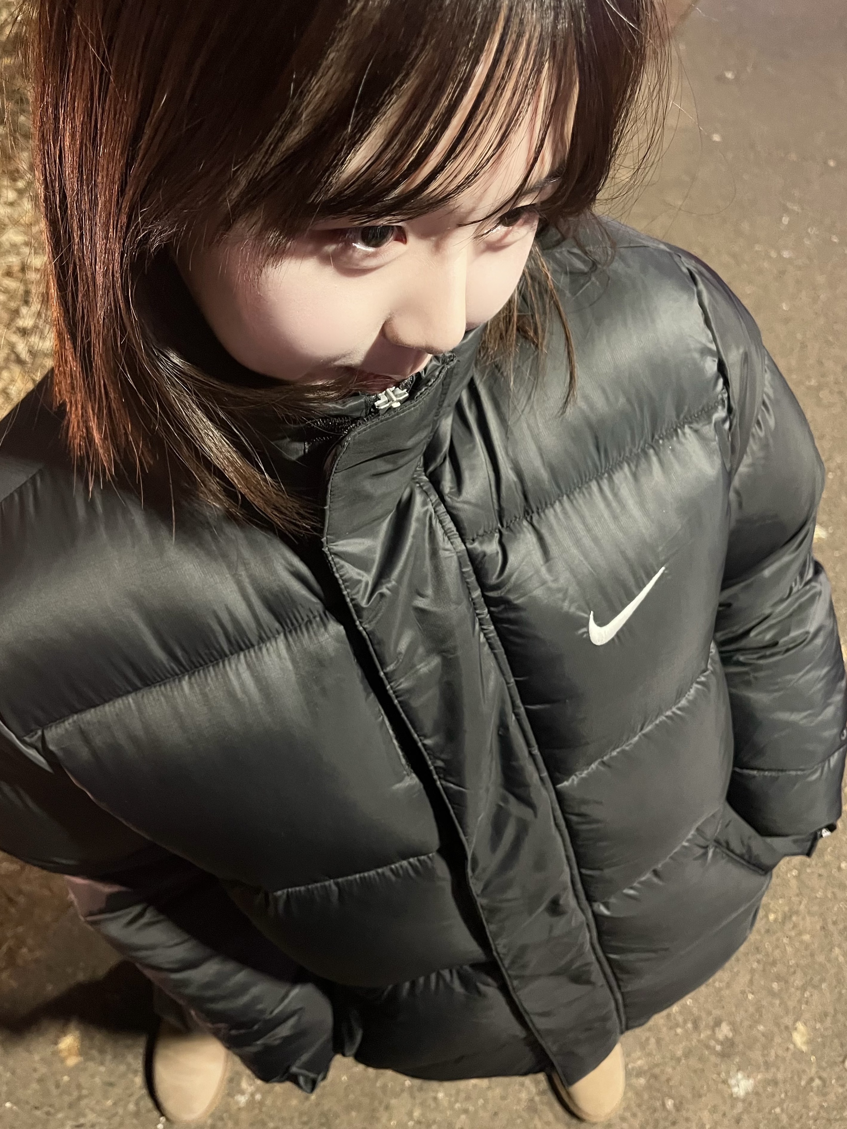 Nike Life Therma-Fit Puffer Jacket Black - Asia, (W) UGG Classic Mini II Boots Chestnut 착용 스타일