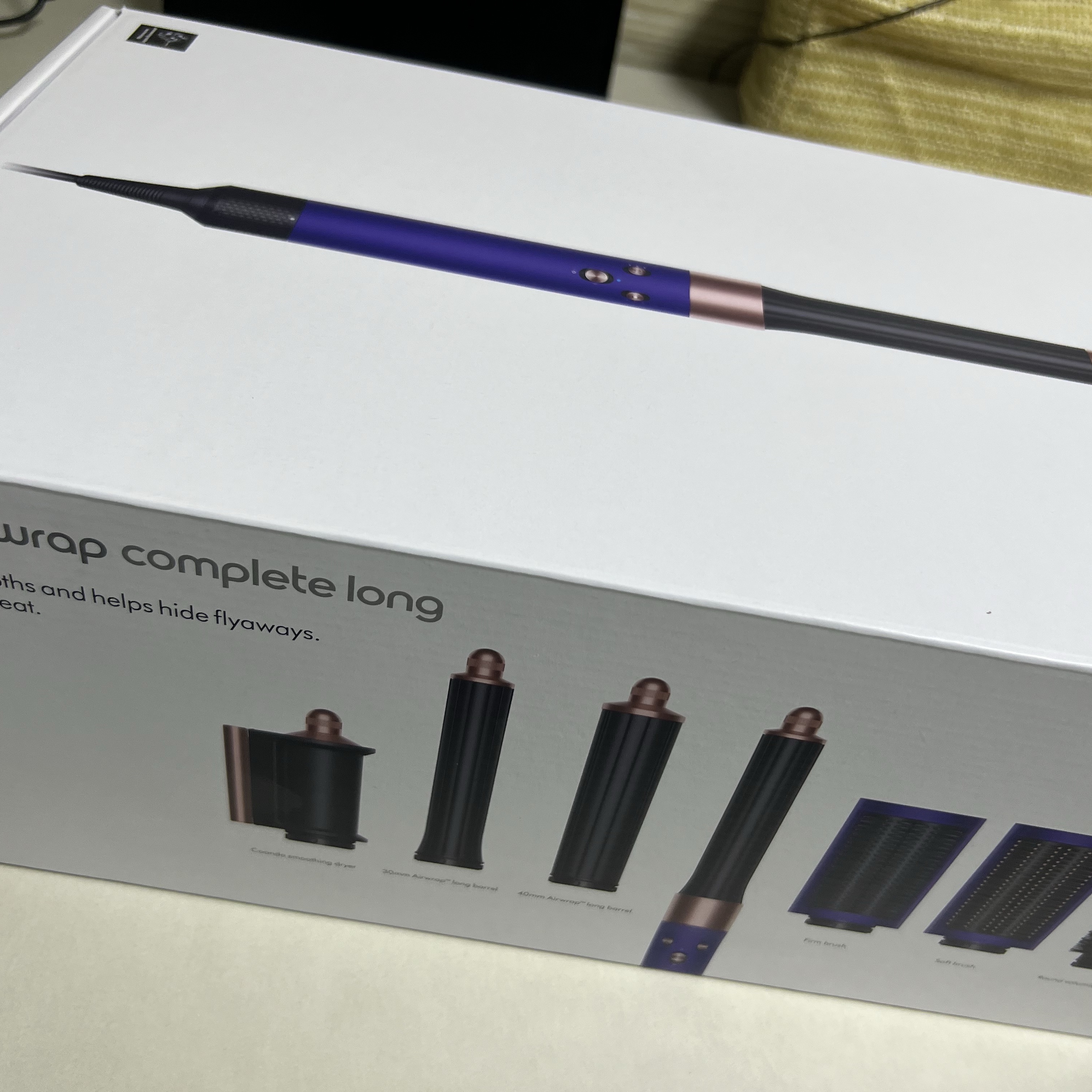 Dyson Airwrap Multi Styler Complete Long Vinca Blue Rose (Korean Ver.) 착용 스타일 - 2