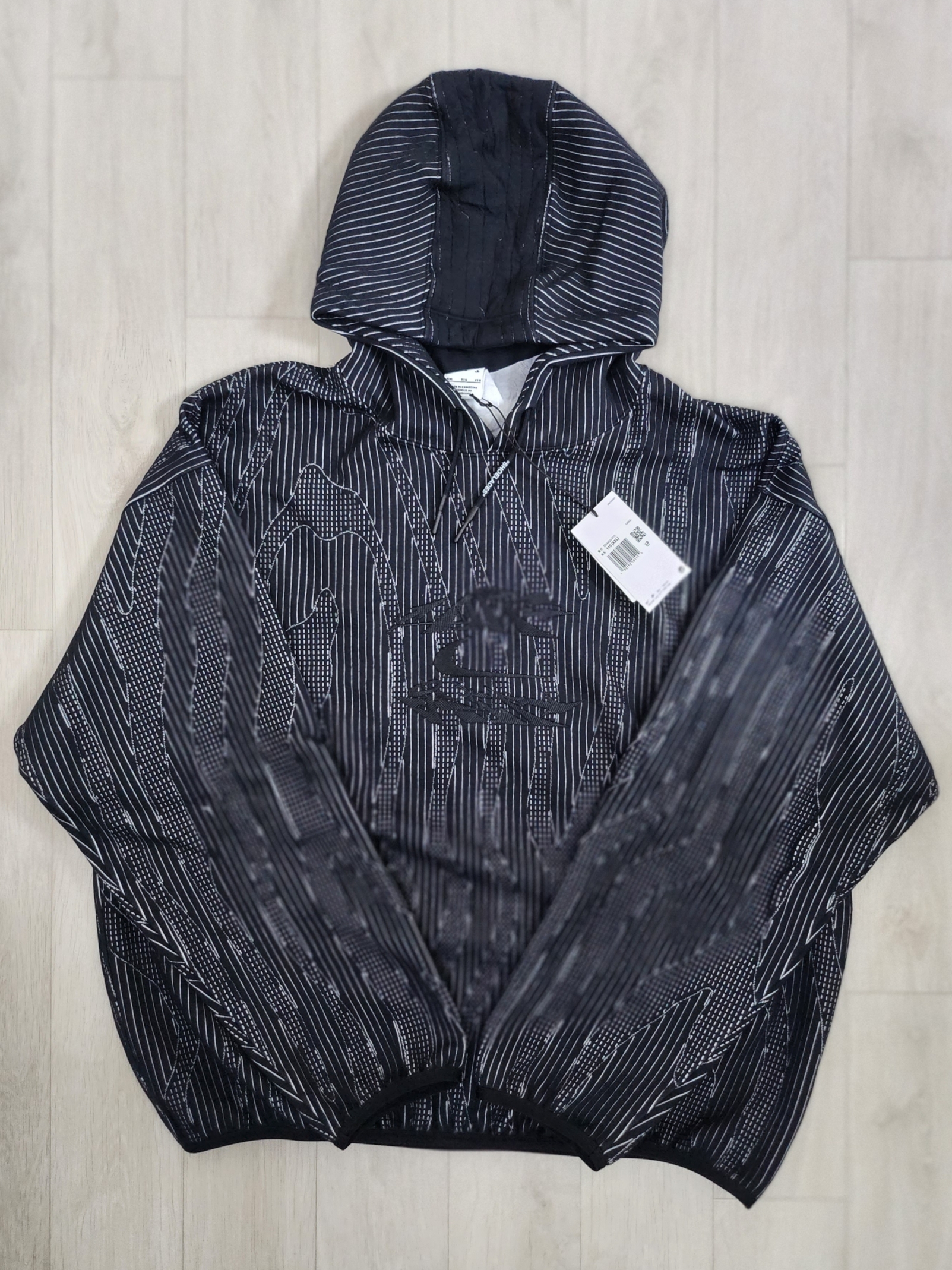 Nike x Off-White Engineered Hoodie Black - Asia 착용 스타일 - 1
