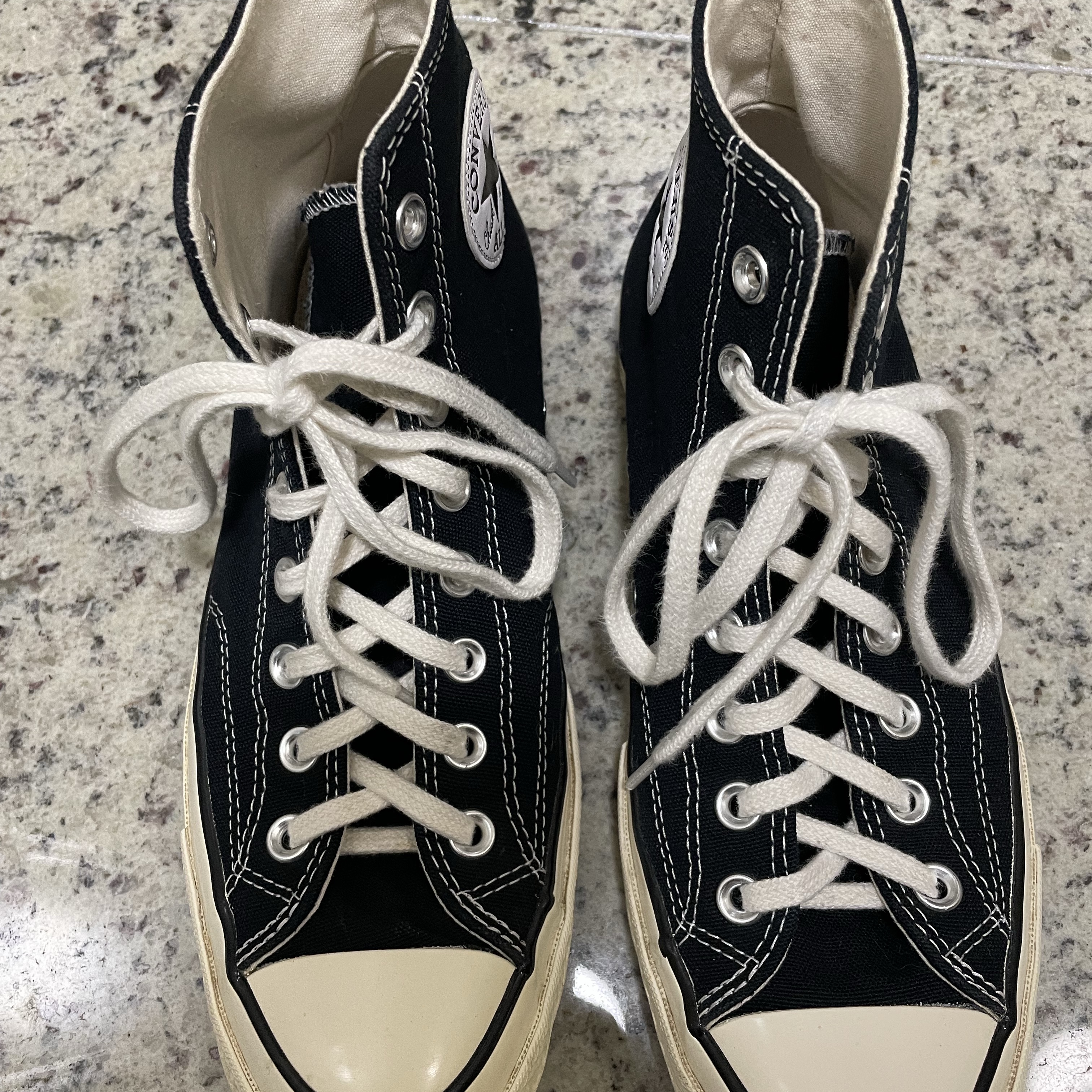 Converse Chuck 70 Hi Black 착용 스타일 - 1
