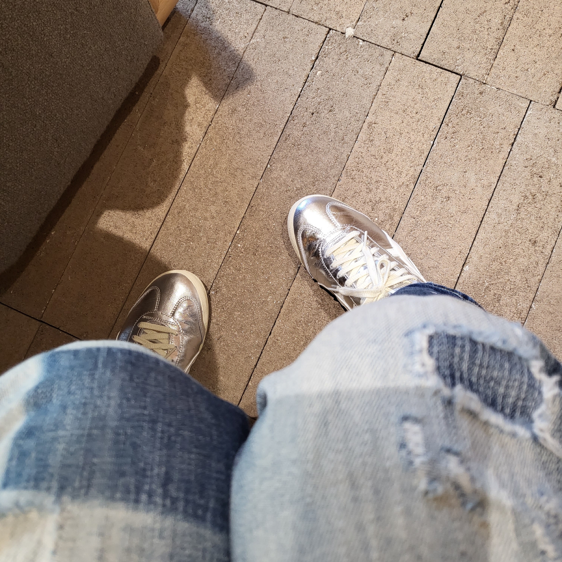 Onitsuka Tiger Mexico 66 White Silver 착용 스타일 - 1