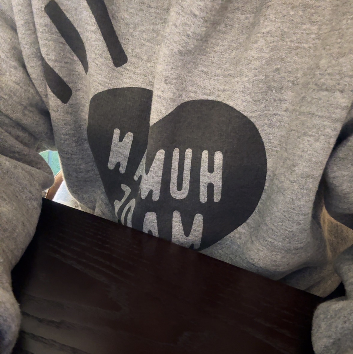 Human Made Sweat Hoodie #1 Gray 착용 스타일