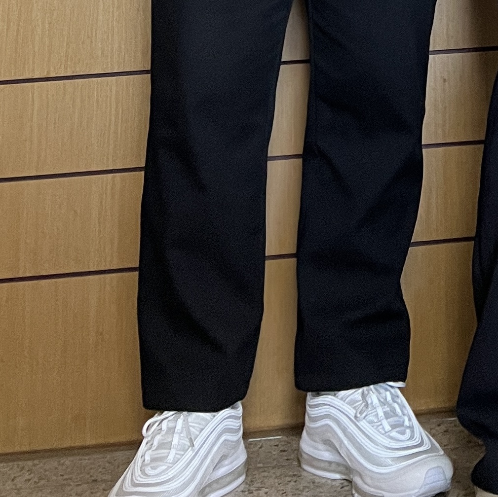 나이키 에어맥스 97 트리플 화이트 울프 그레이 착용 스타일