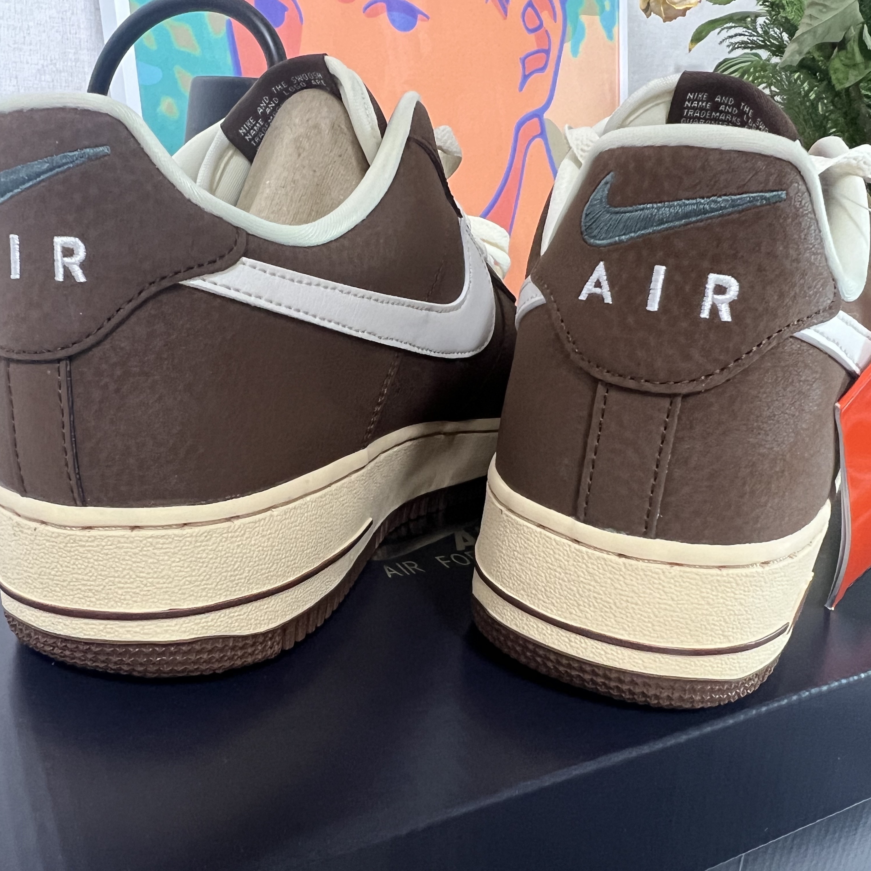 Nike Air Force 1 '07 Cacao Wow Coconut Milk 착용 스타일 - 2