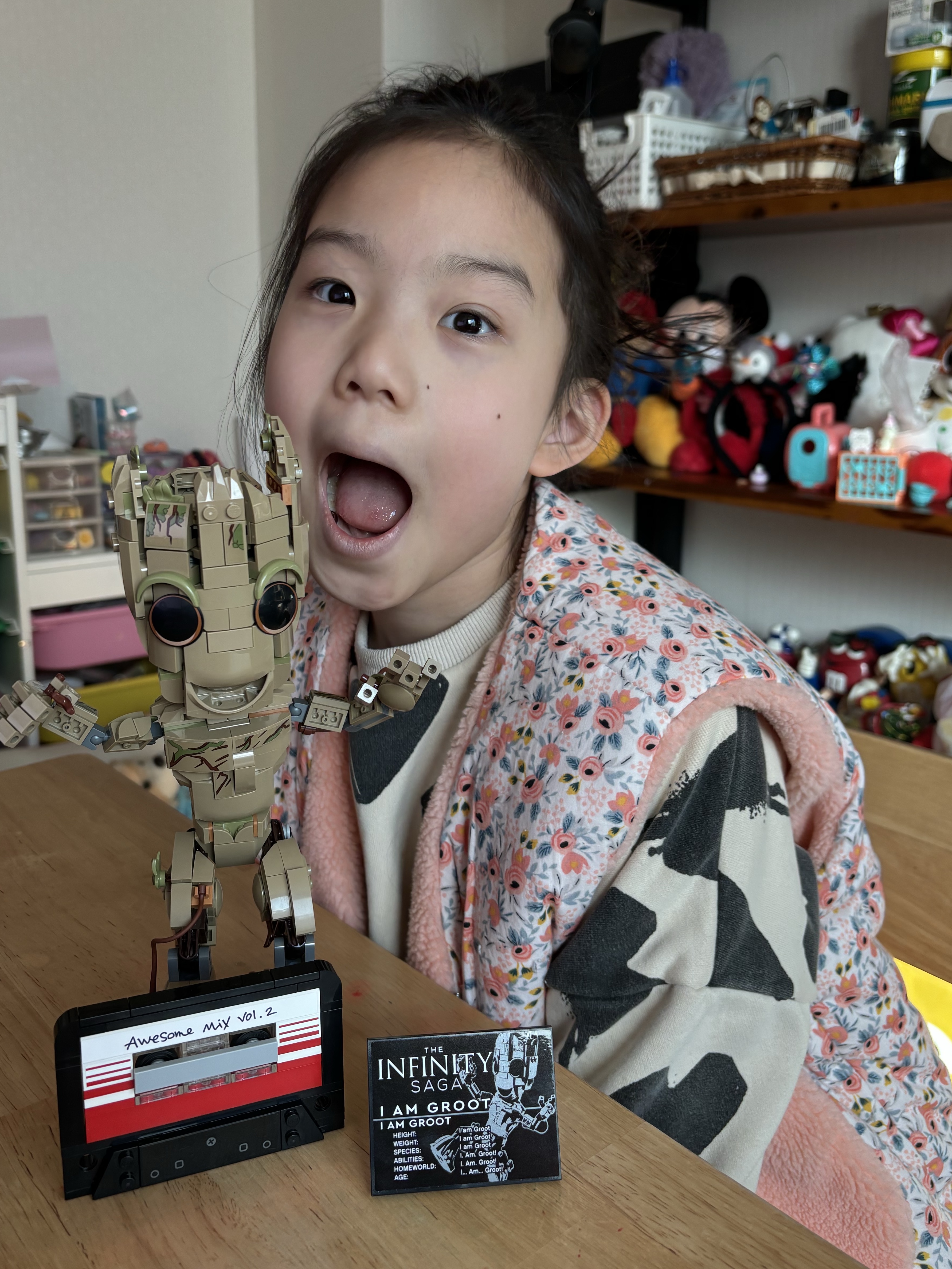 Lego Marvel I Am Groot 착용 스타일