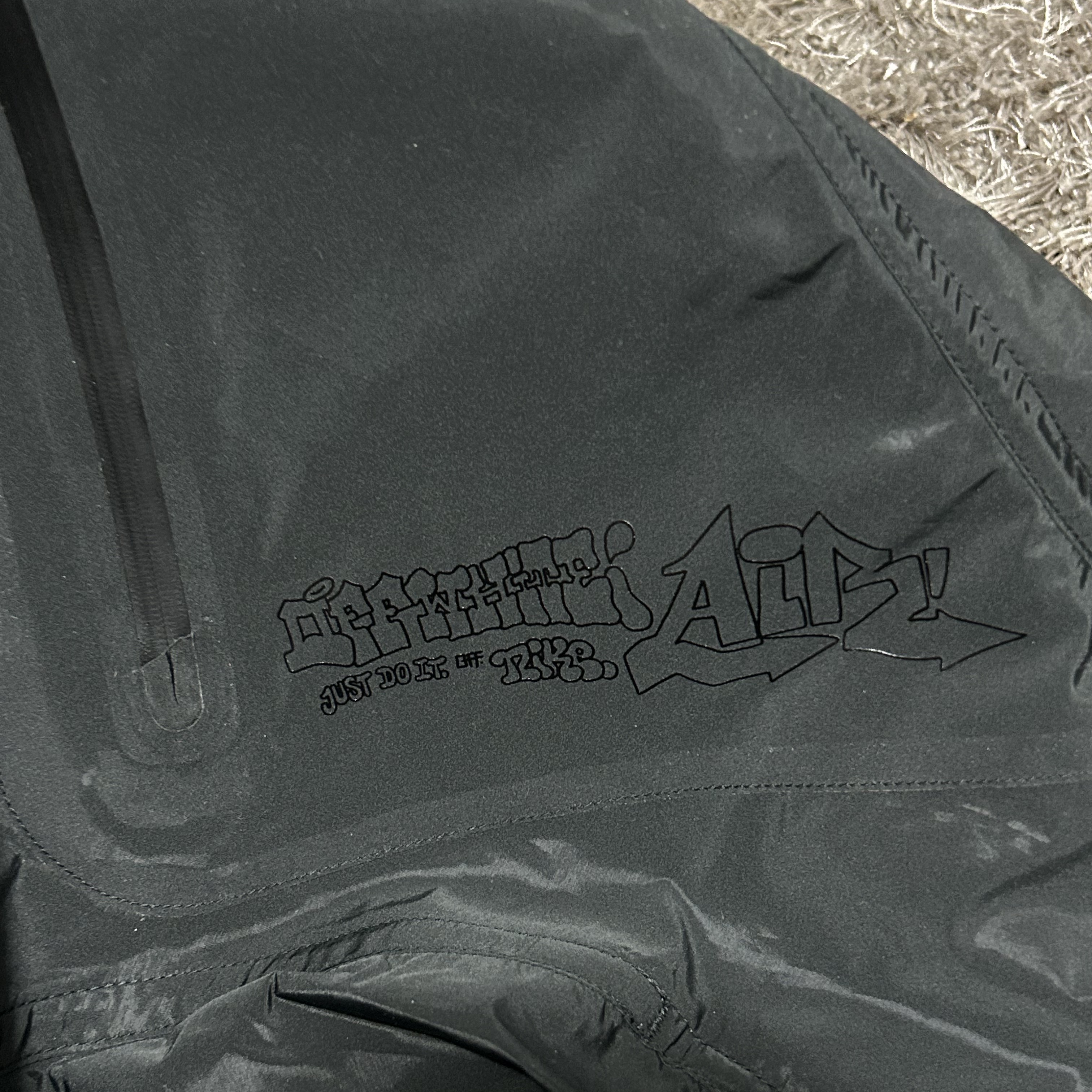 Nike x Off-White Woven Pants Black - Asia 착용 스타일 - 3
