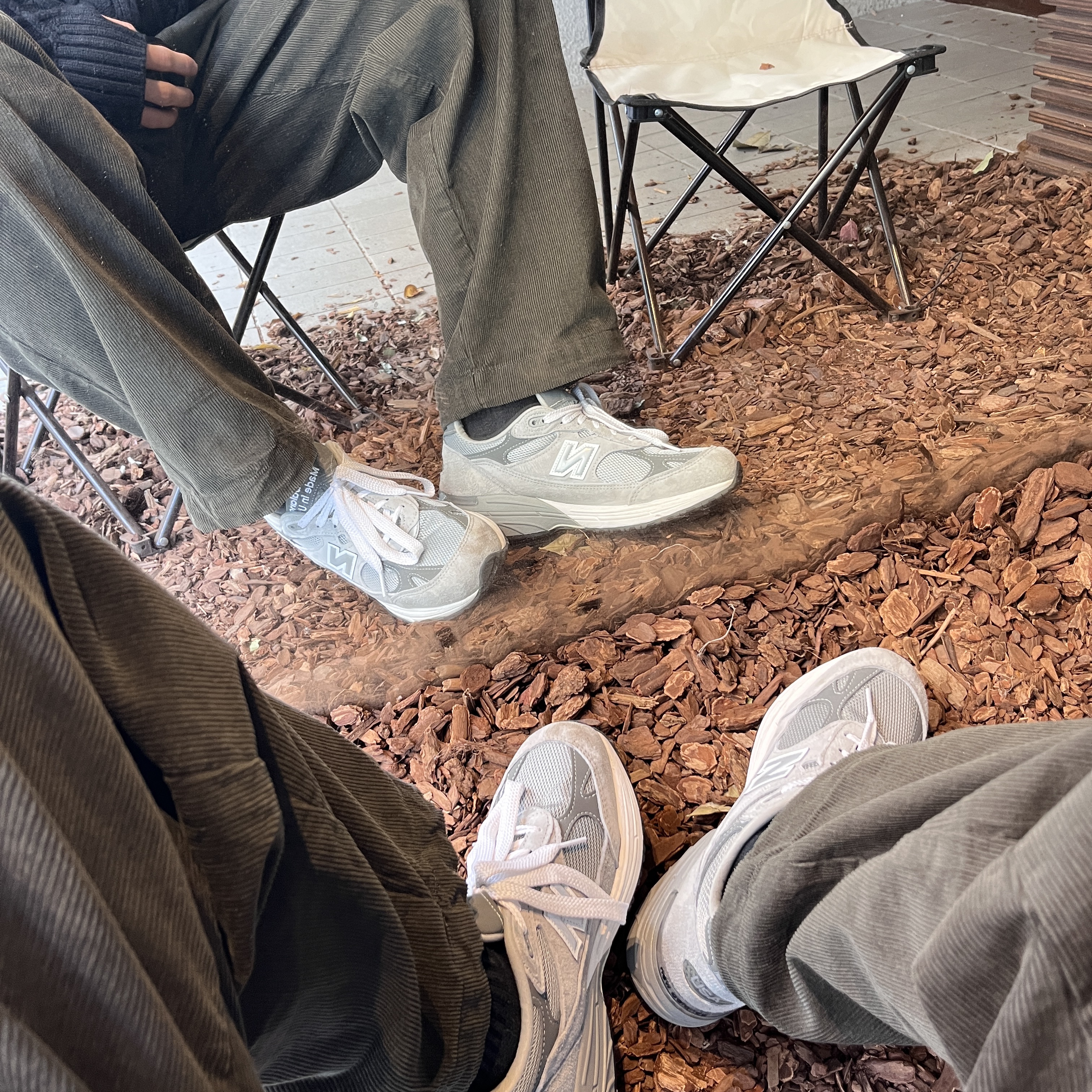 New Balance 993 Made in USA Grey - D Standard 착용 스타일