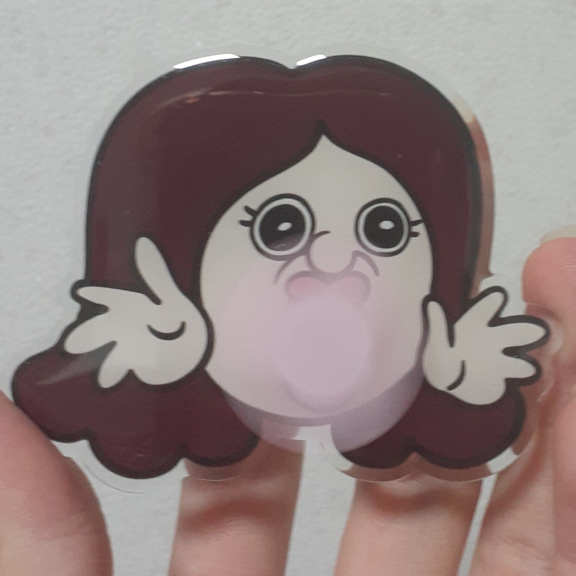 빵빵이 옥지 메롱 아크릴톡 착용 스타일 - 2